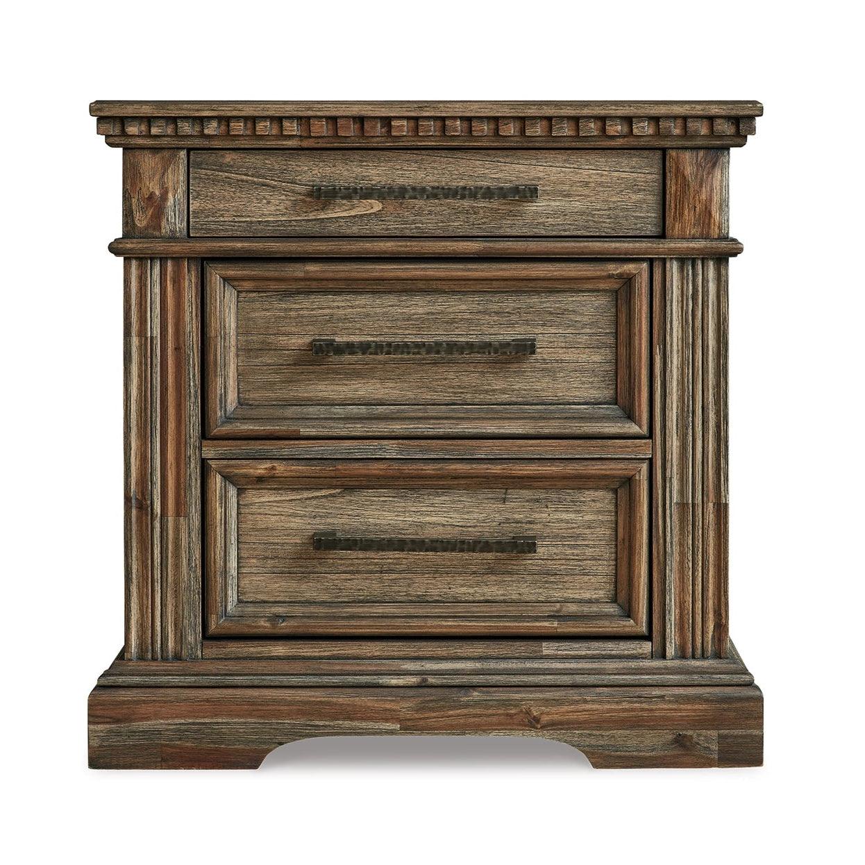 Marbenburg Nightstand B770 93 - Modern Bedside Table with Storage Drawer, Wooden End Table for Bedroom, Living Room, or Office - Perfect for Small Spaces & Home Decor