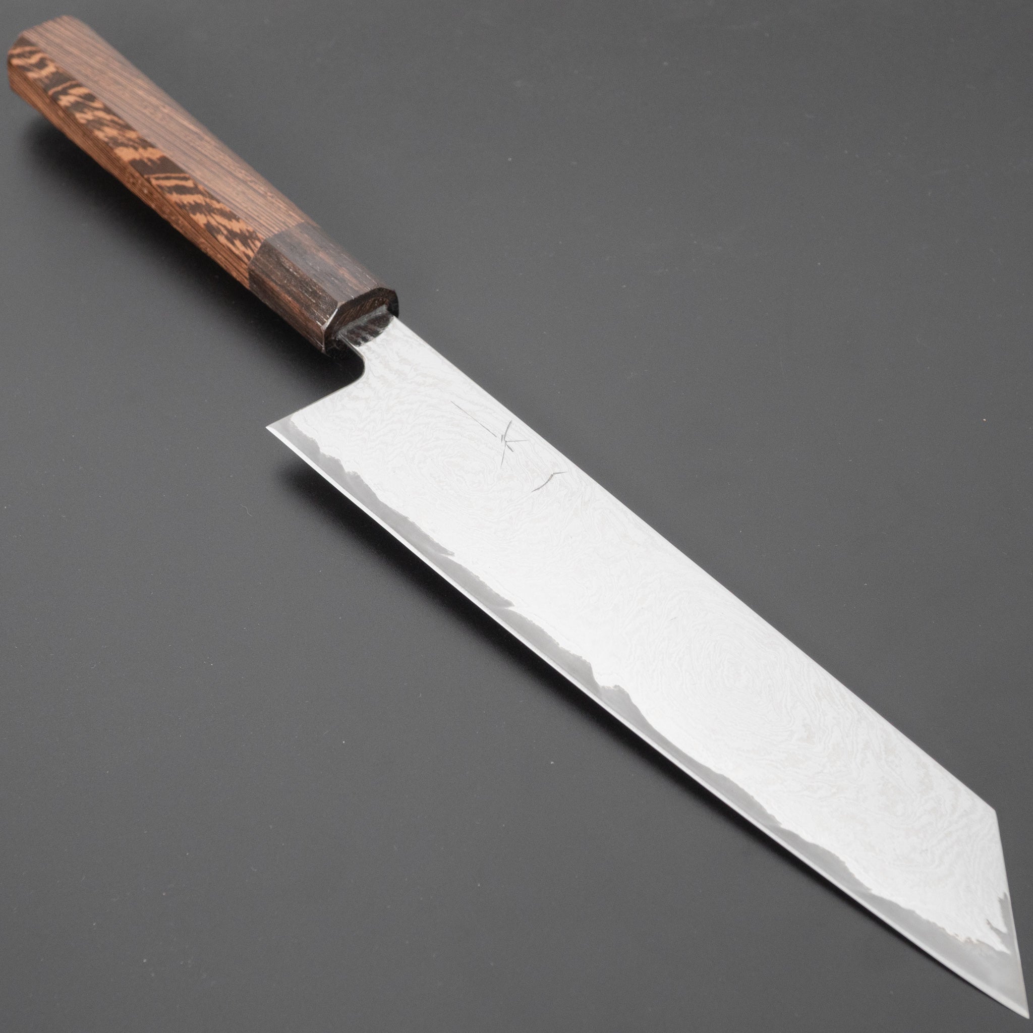 Hitohira Futana Nickel Damascus Kiritsuke Gyuto 210mm Japanese Chef Knife with Tagayasan Wood Handle - Premium Kitchen Knife for Sushi, Sashimi & Precision Cutting