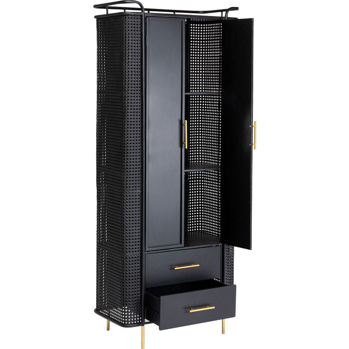 180x70cm Metal Cabinet Fence - Durable Storage Organizer for Kitchen, Garage & Office - Perfect for Shelving, Pantry & Tool Organization