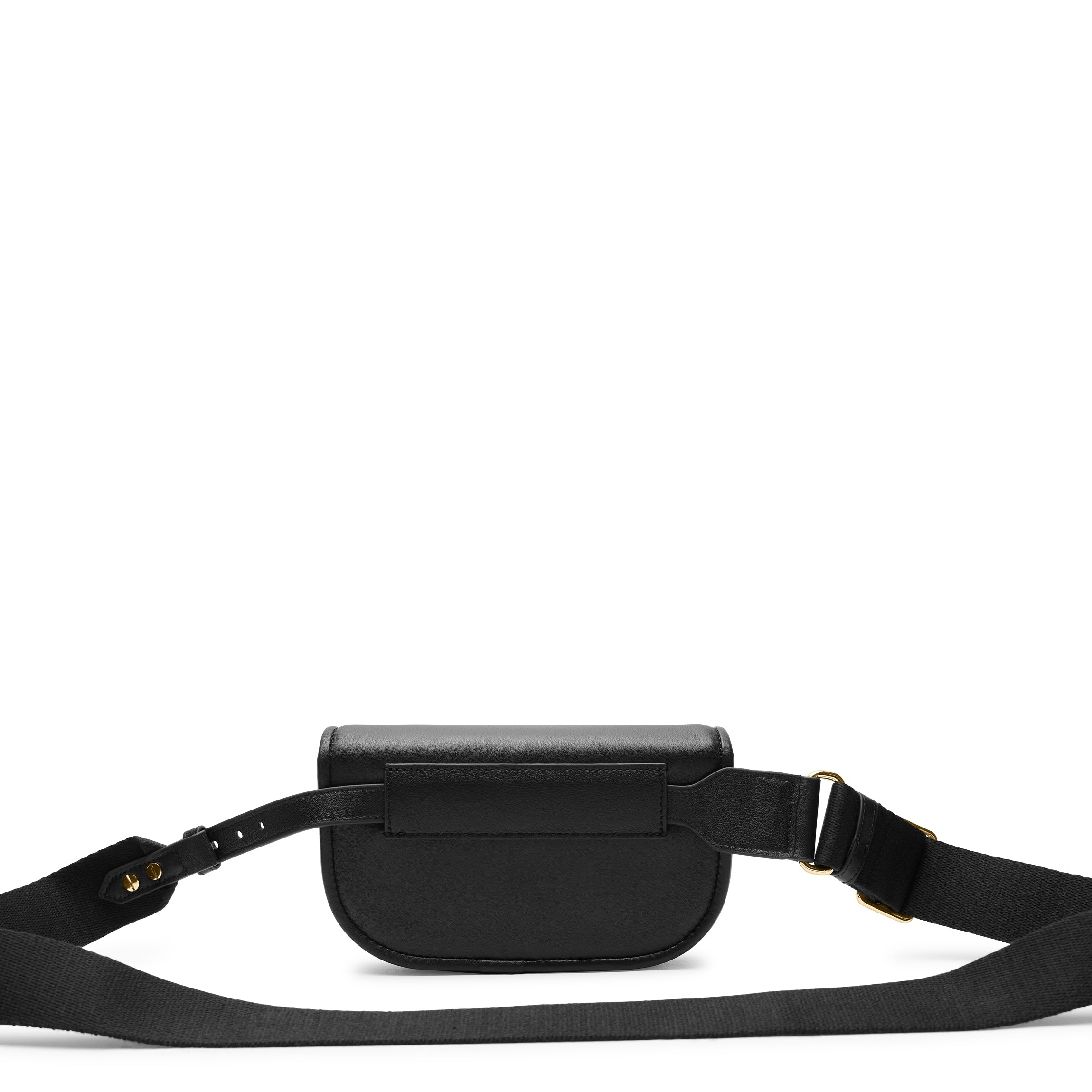 Katy Mini Belt Bag Black Onyx - Stylish Waist Pack for Travel, Running & Everyday Use