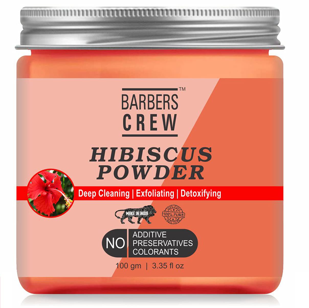 Hibiscus Flower Powder for Hair & Skin Care - 100g Natural Hair Conditioner & Face Pack | Promotes Hair Growth & Glowing Skin | Perfect for DIY Hair Masks & Beauty Treatments