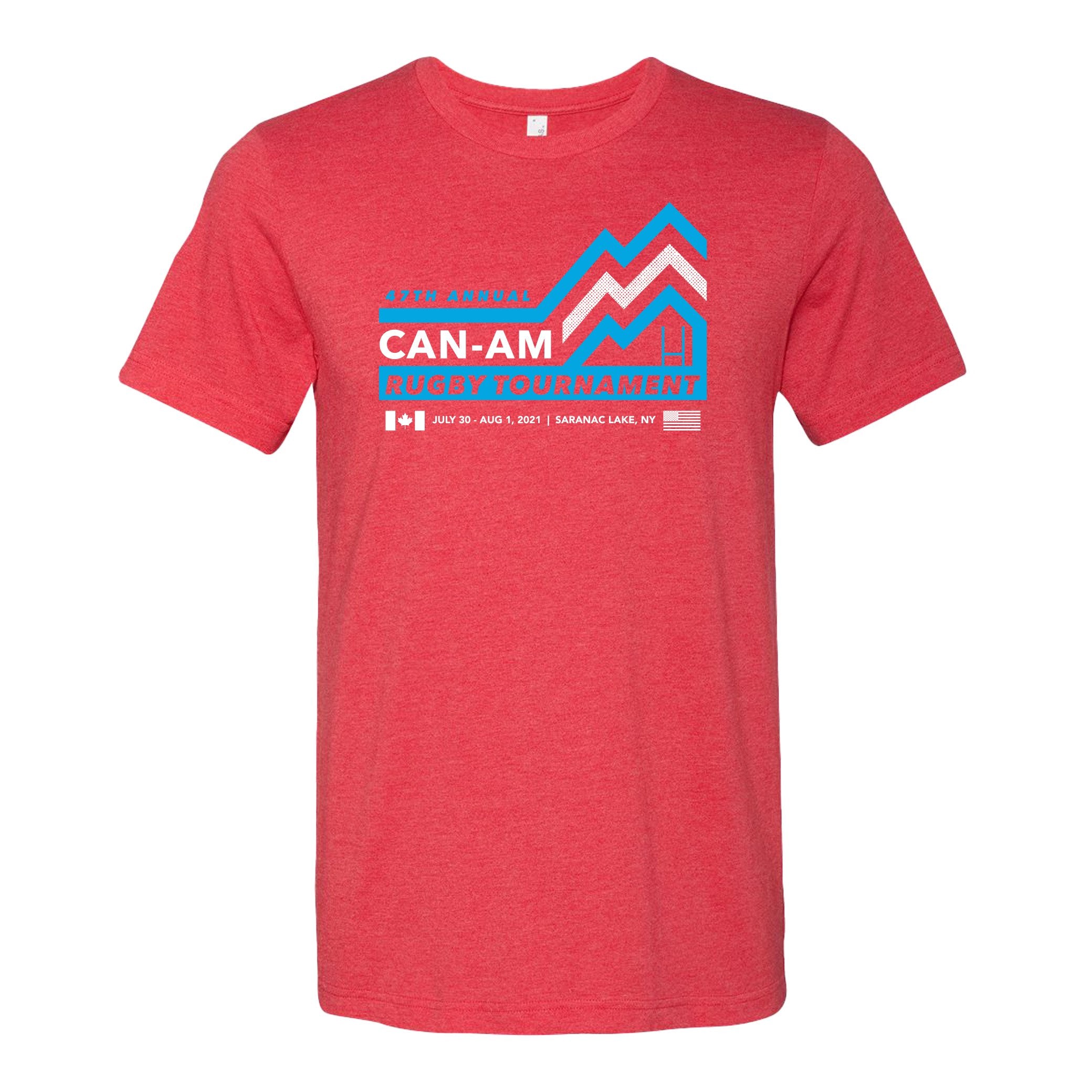 2021 CAN AM Tournament T-Shirt - Men's Comfortable Cotton Tee for Sports Fans & Casual Wear - Perfect for Golf, Fishing, and Outdoor Events