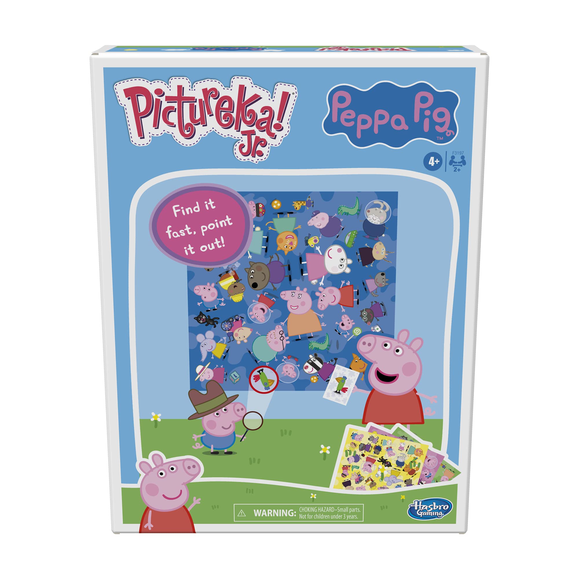 Peppa Pig Pictureka! Junior Board Game - Fun Preschool Learning Game for Kids Ages 4+ | No Reading Required | English Version | Perfect for Family Game Night & Early Childhood Education