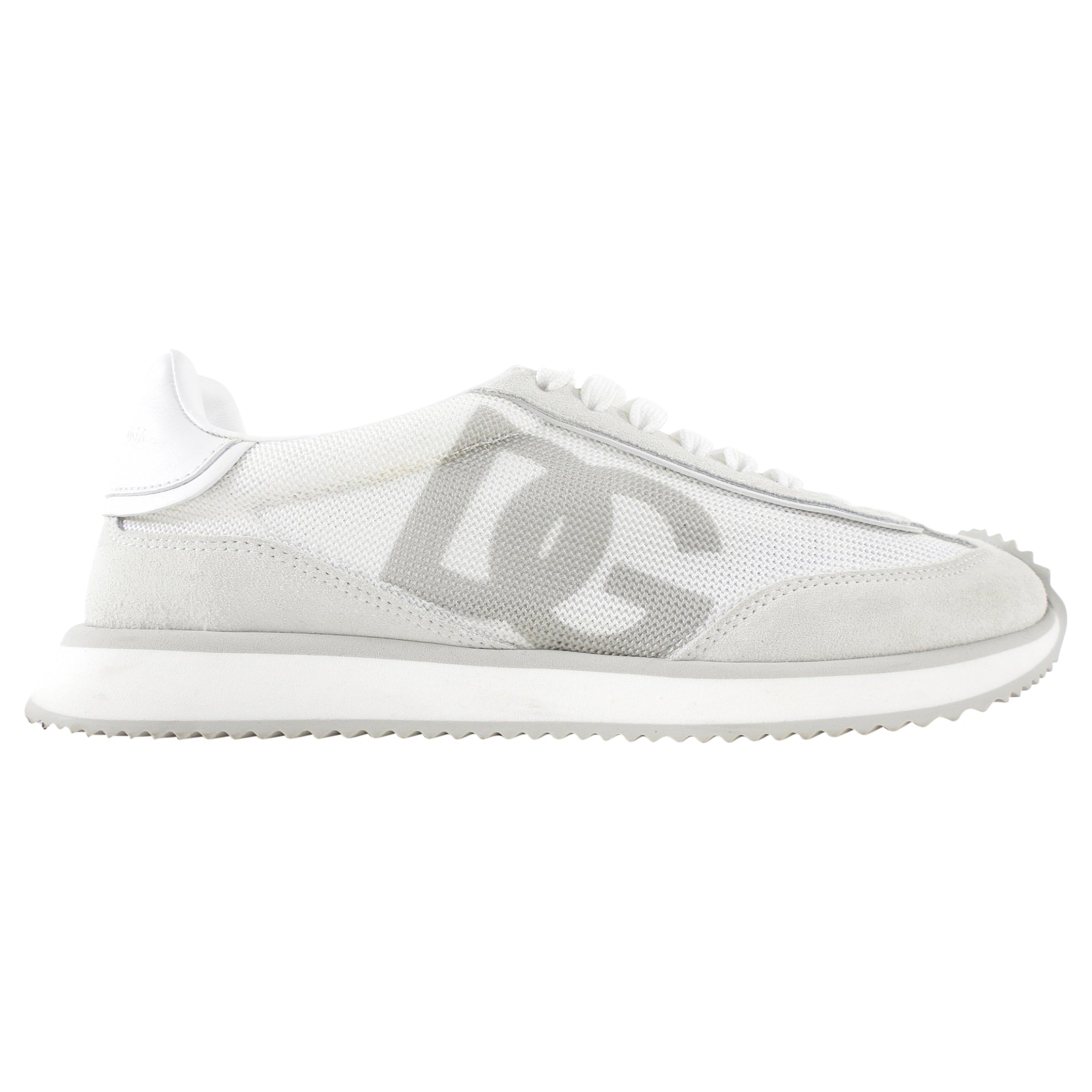 Dolce & Gabbana White Logo Mesh Sneakers for Women - Size 39 | Breathable Casual Fashion Shoes for Everyday Wear & Street Style Outfits