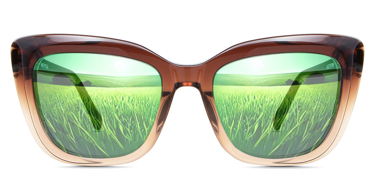 LESA Women's Prescription Tinted Glasses - Stylish & UV Protection for Reading, Driving & Outdoor Activities