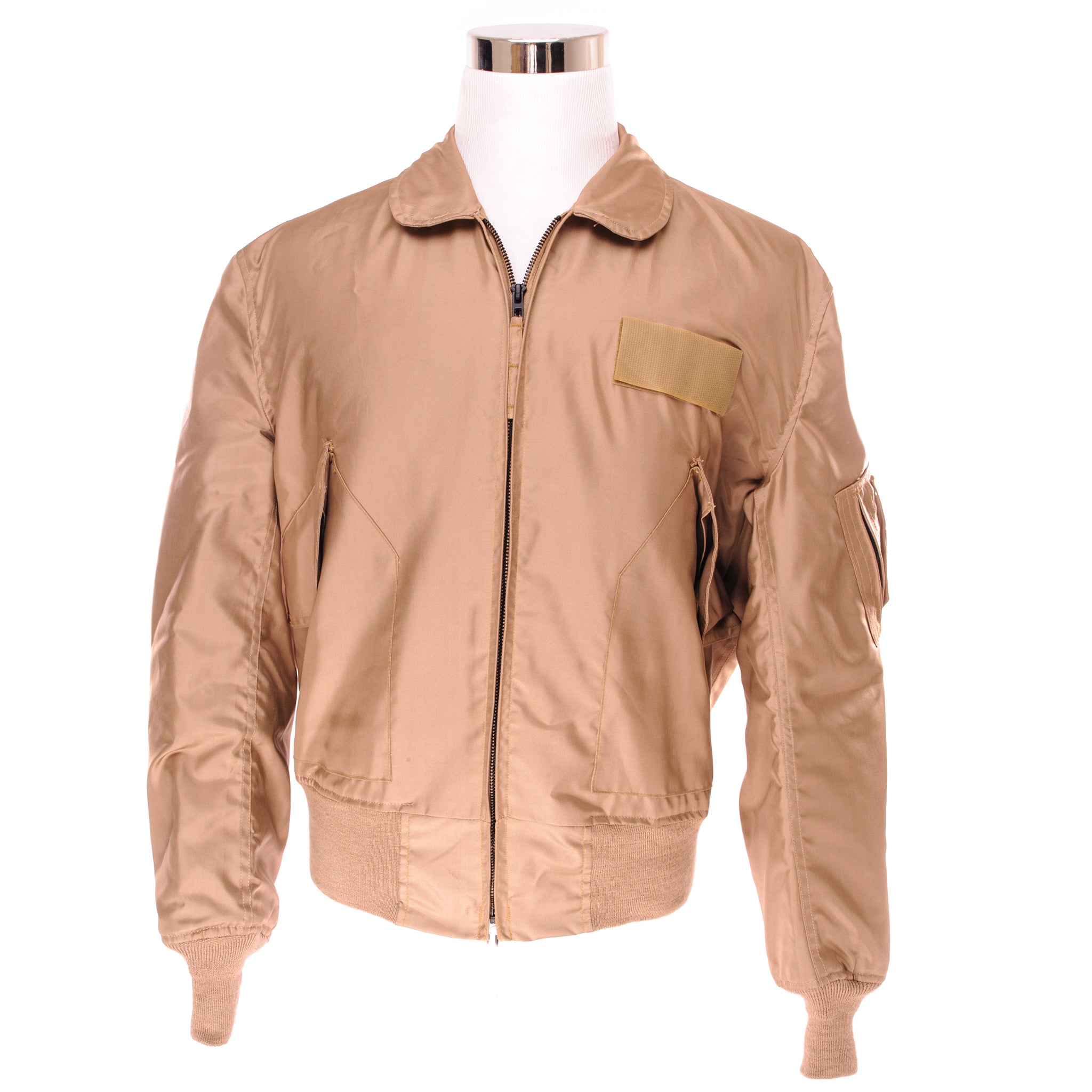 Vintage USAF CWU 36/P 36P Summer Flight Jacket Tan - Large Size (2010 NOS) - Military Aviation Apparel for Collectors & Outdoor Enthusiasts