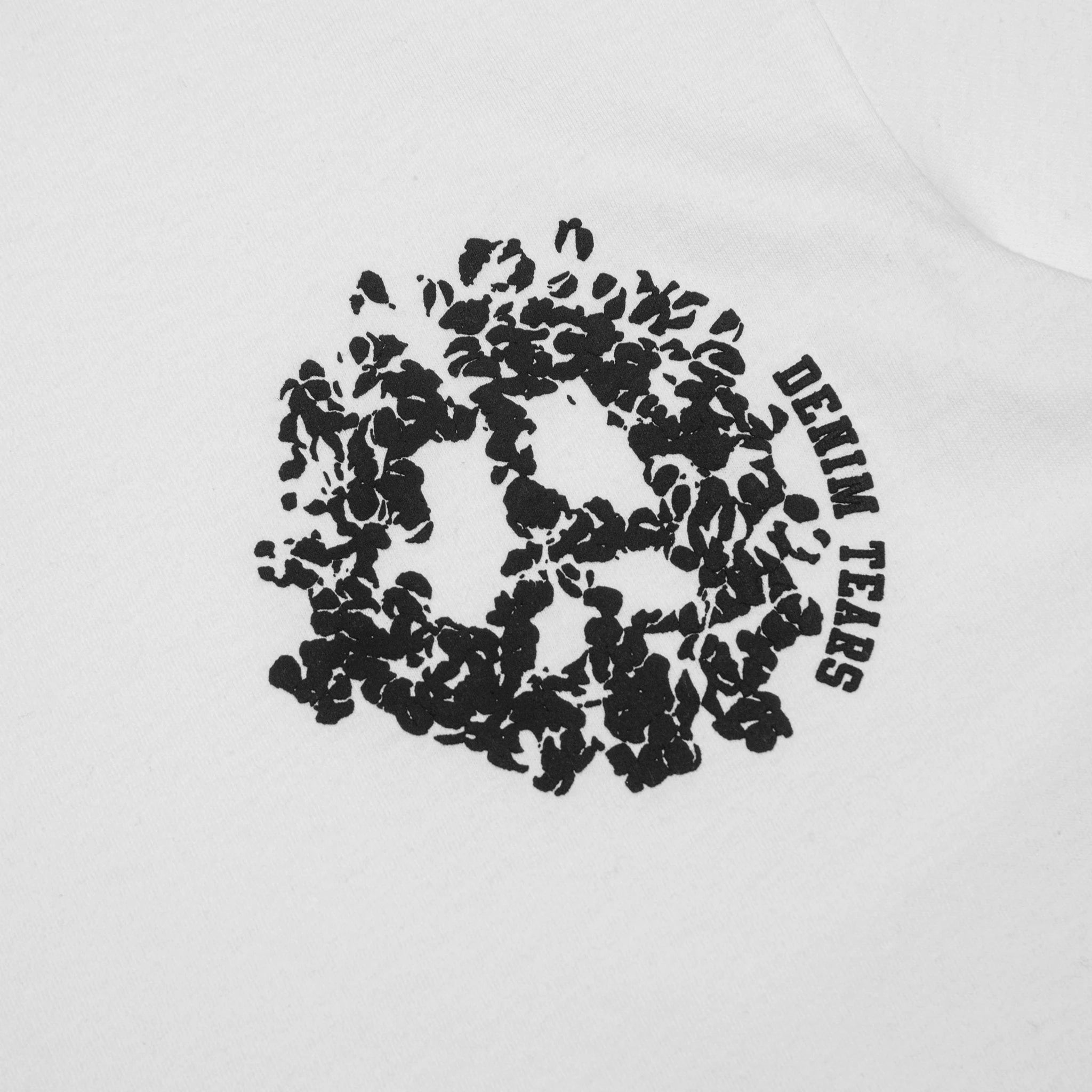 Denim Tears Denim University White T-Shirt - Stylish Casual Cotton Tee for Men - Perfect for Streetwear, Everyday Wear & Outfits
