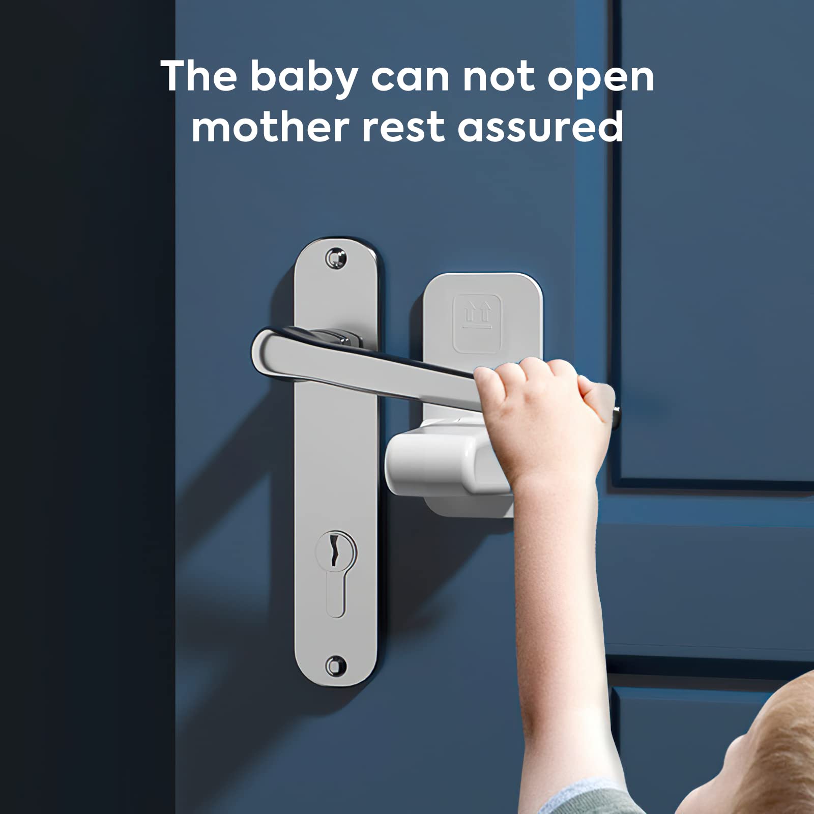 KRIADO Child Safety Door Locks (4-Pack) - Secure Toddler-Proof Handle Locks for Home Safety