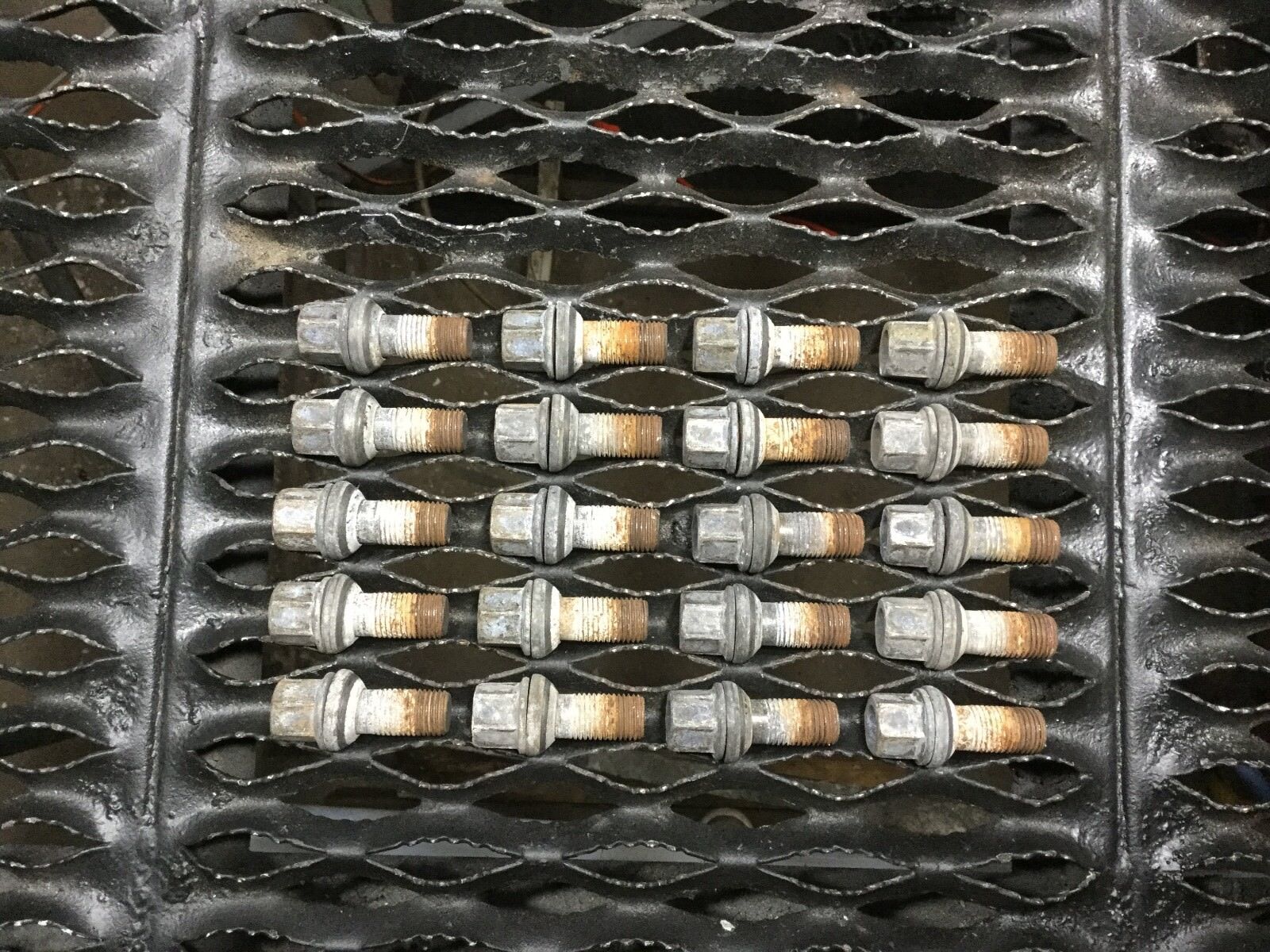 Original Audi A4 Wheel Bolt Lug Nut Set - 20pcs OEM Replacement (Fits 2002-2008 Models) - Perfect for Wheel Maintenance & Tire Rotation