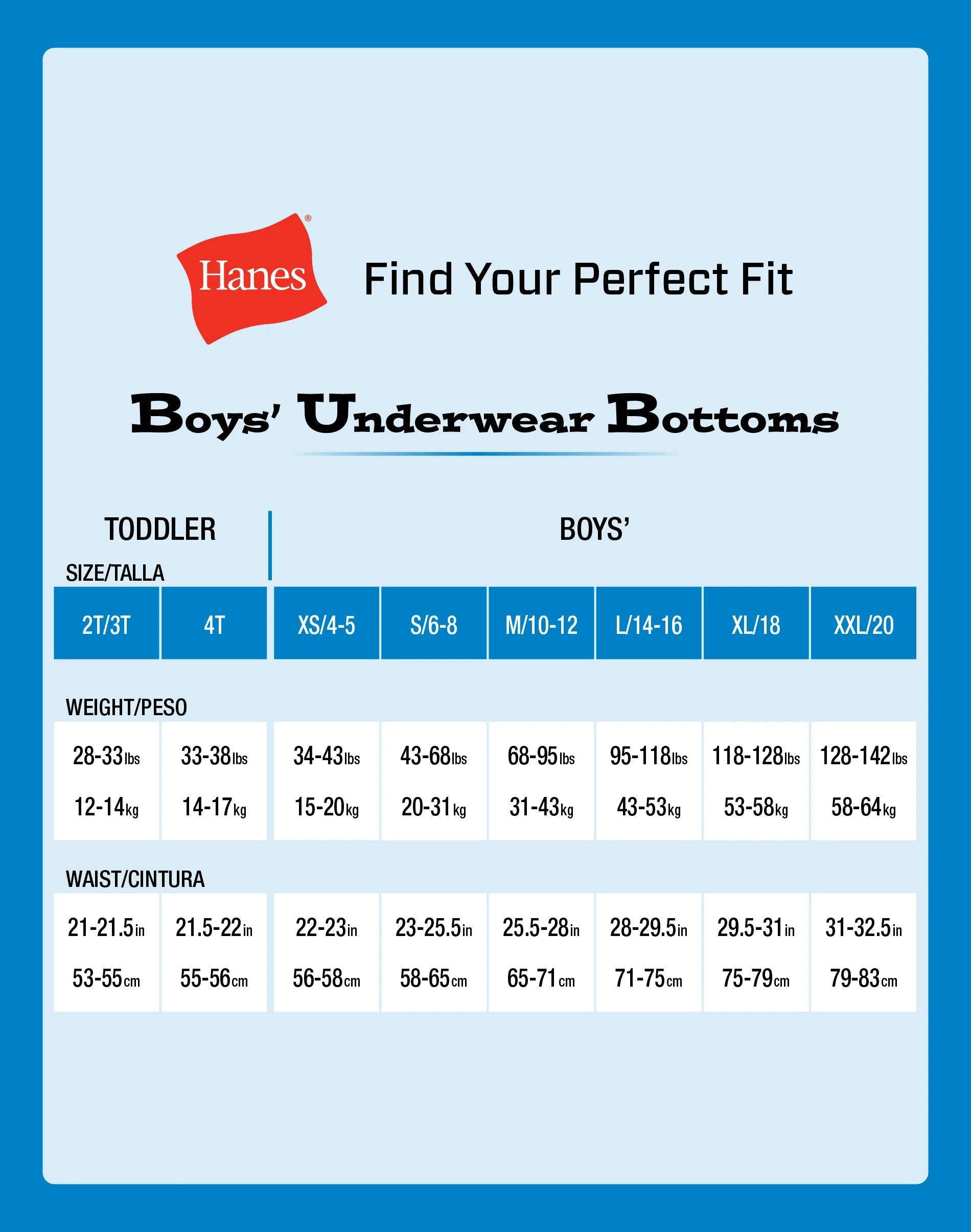 Hanes Toddler Boys Super Soft Cotton Boxer Briefs 7-Pack - Comfortable Underwear for Playtime, School & Sleep