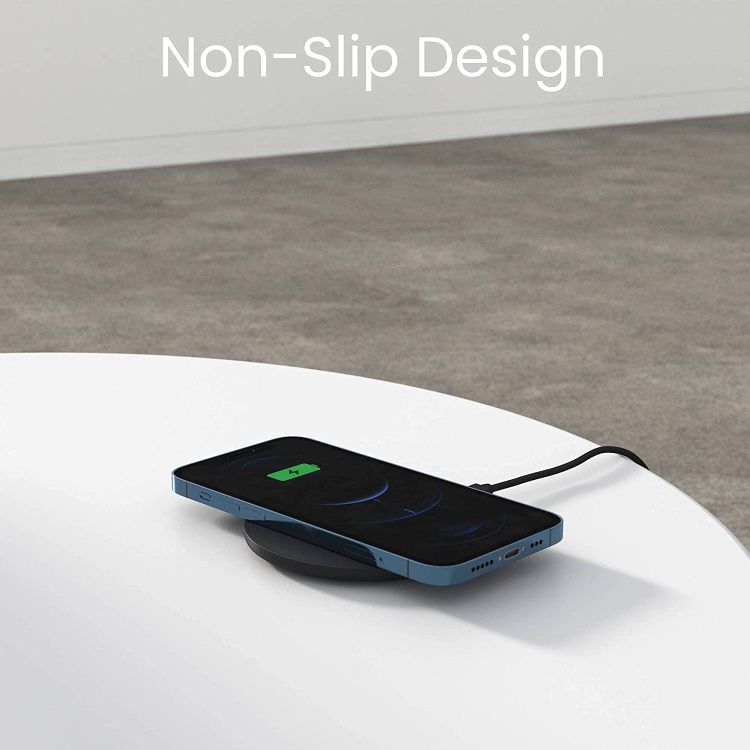 2-Pack 15W Fast Wireless Charger Pad - Qi-Certified for iPhone 16/15/14/13/12/11/XS/X/XR, Samsung S24/S23/S22/S21/S20/S10, LG ThinQ - Perfect for Bedside, Office & Car Charging