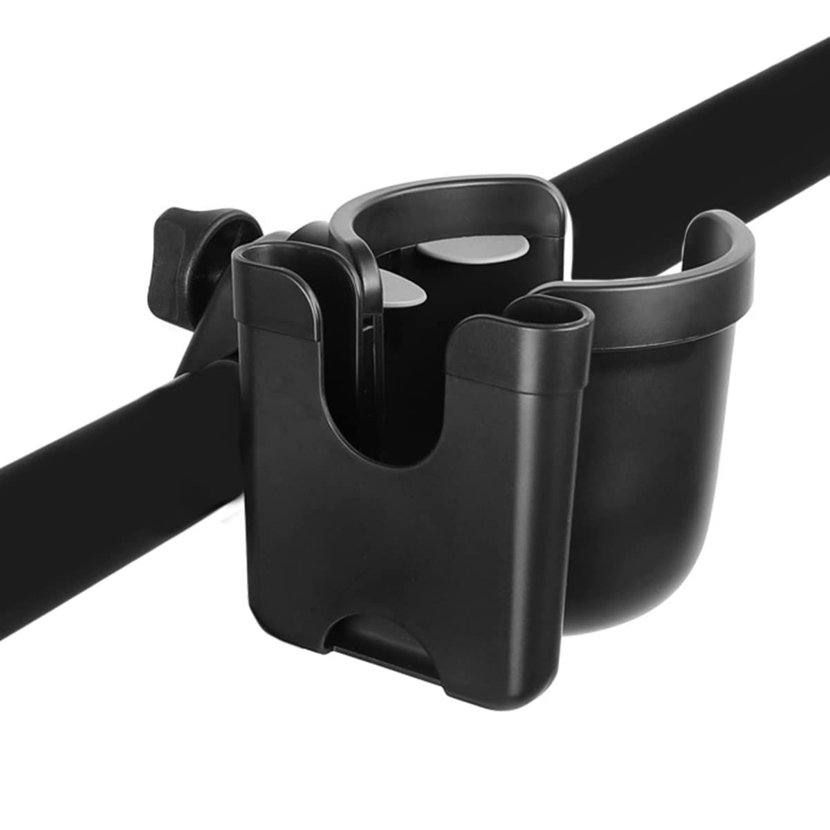 Universal Boat Cup Holder with Phone Mount - for Marine, Kayak, Bike & More