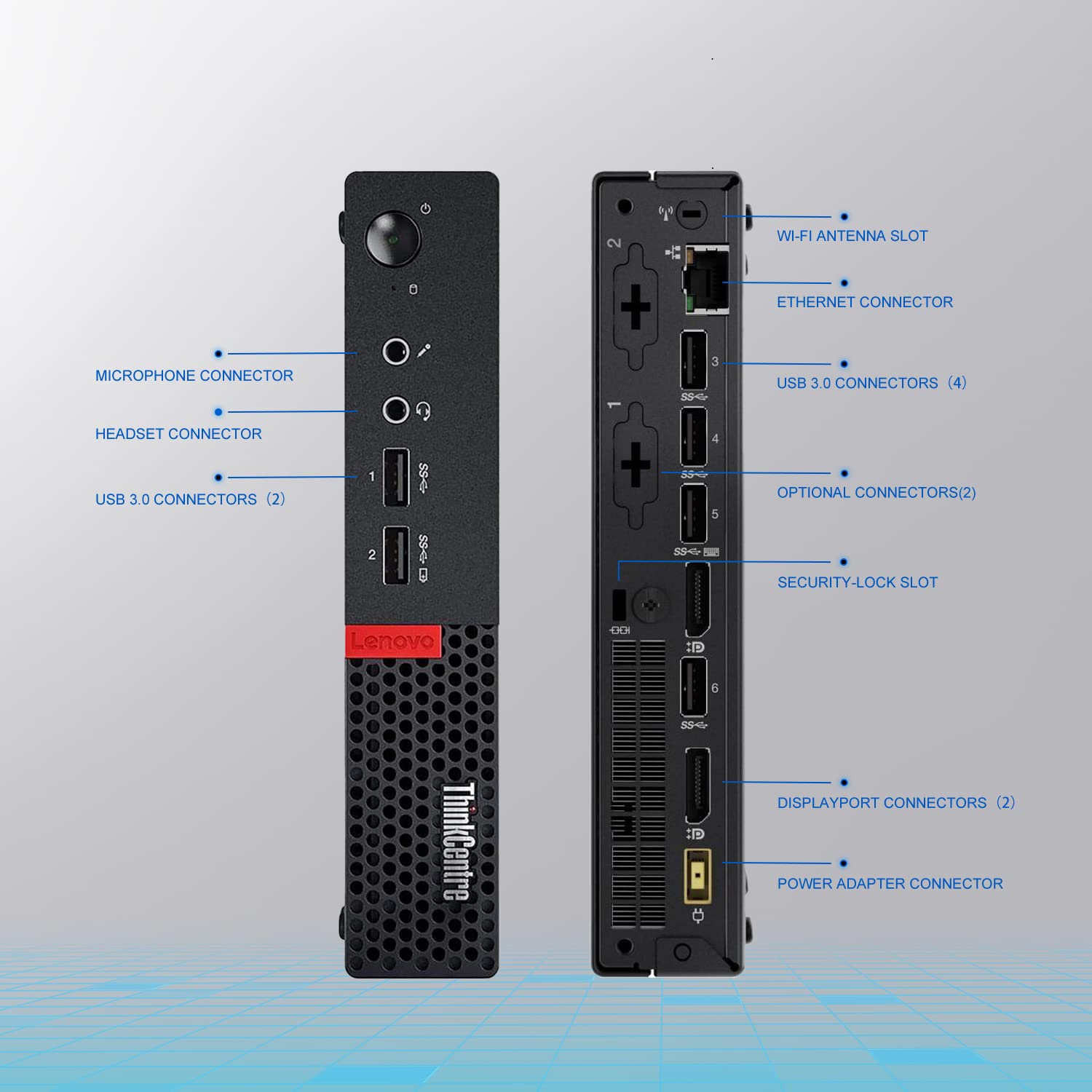 Lenovo ThinkCentre M710q Tiny Desktop PC - Intel Core i5-6500T Processor (Up to 3.1GHz), 32GB RAM, 512GB NVMe SSD, Wi-Fi 6E (AX210), Bluetooth, HDMI, Wireless Keyboard & Mouse, Windows 10 Pro (Renewed) - Perfect for Home Office, Business, and Compact Workspace Solutions