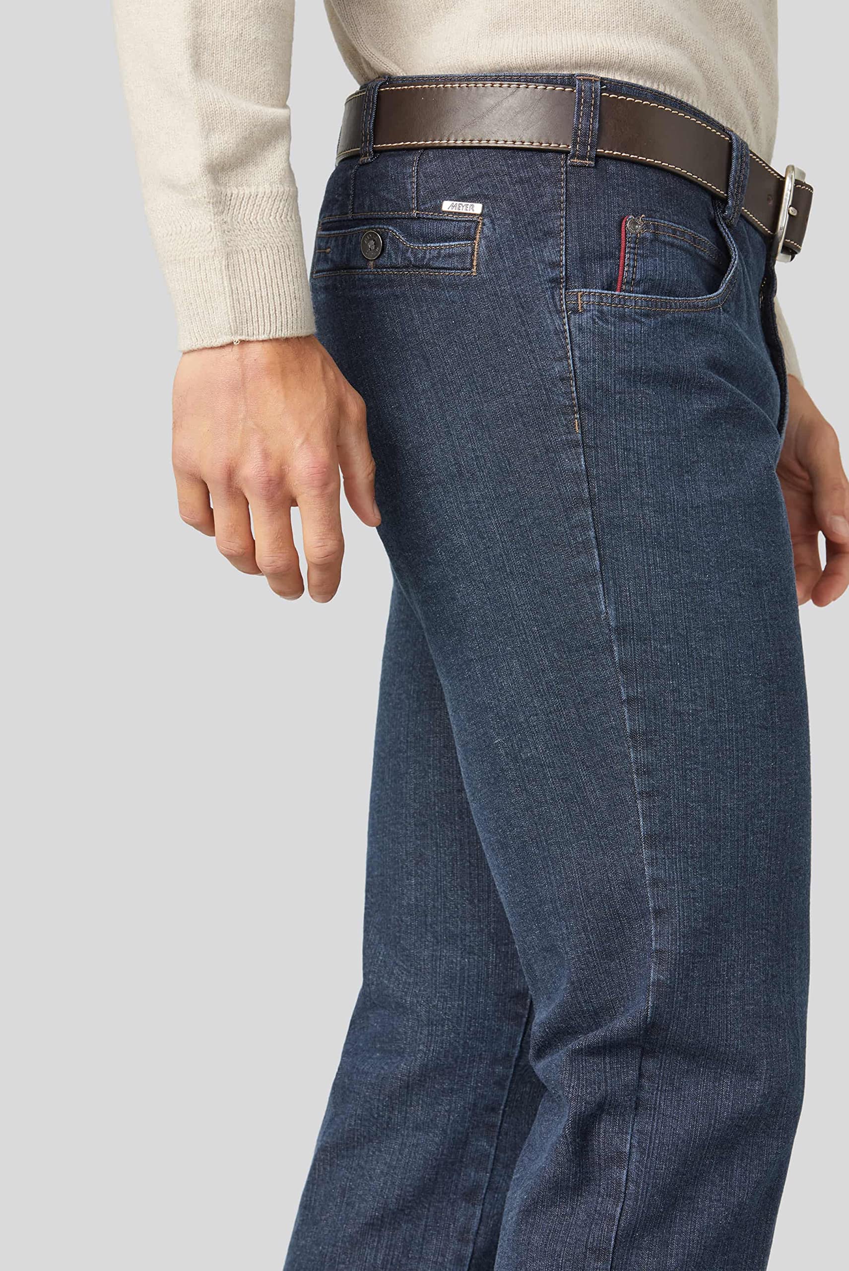 MEYER Men's Diego Denim Jeans - Structured Fit, Comfortable & Durable for Casual Wear - Perfect for Office, Dating & Everyday Use