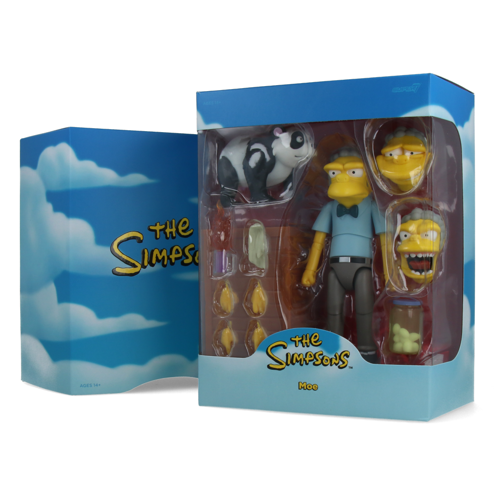 Ultimate Moe Szyslak Action Figure - The Simpsons Collectible for Fans & Display
