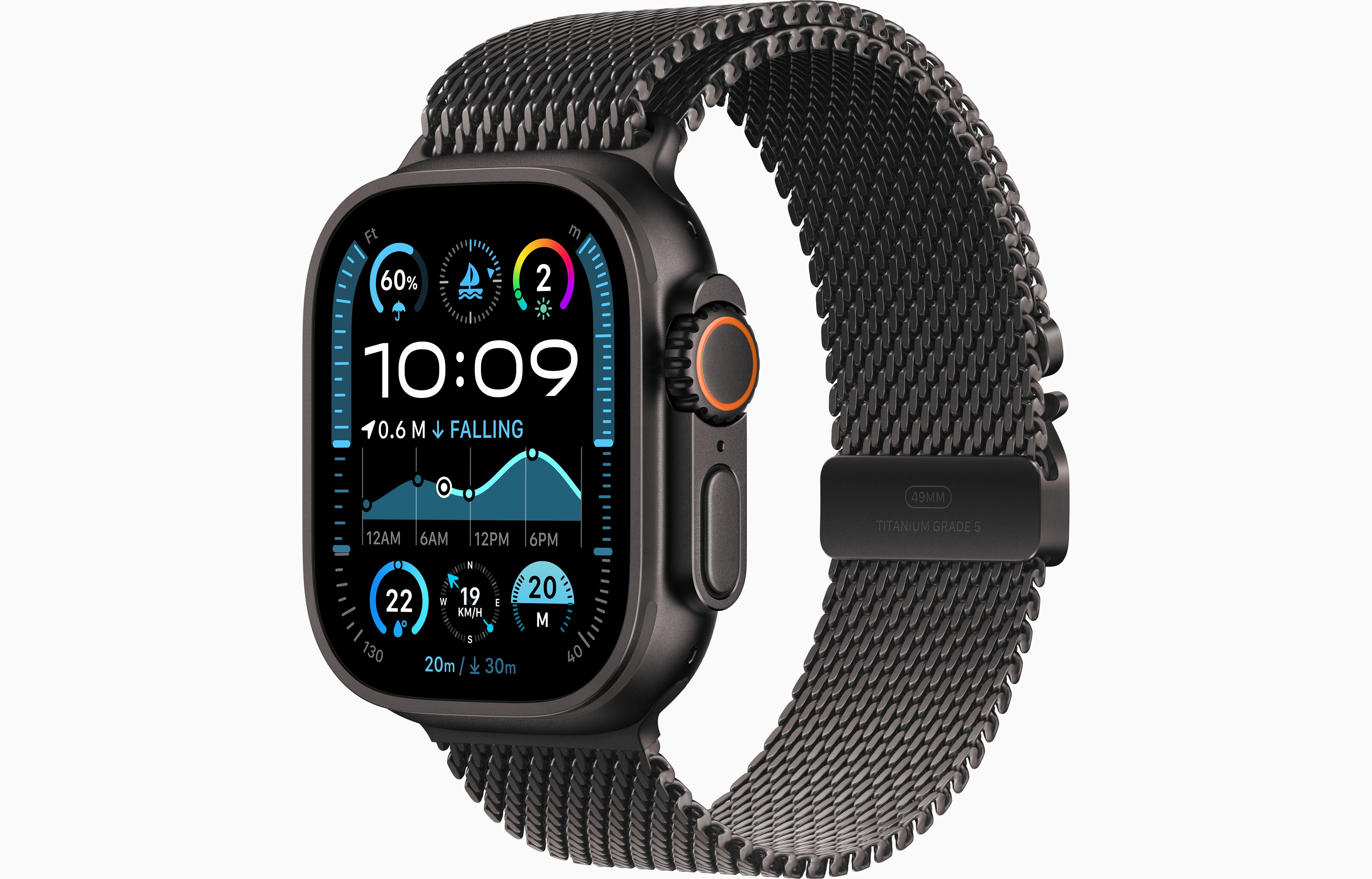 Apple Watch Ultra 2 - GPS + Cellular Smartwatch with Advanced Fitness Tracking & Heart Rate Monitor - Perfect for Outdoor Adventures, Workouts & Daily Wear