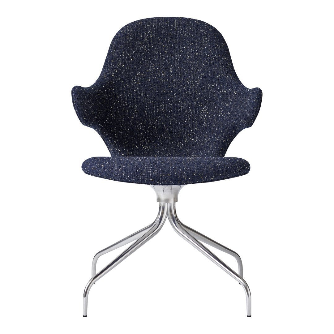 Hayon Catch Chair JH2 with Swivel Base by &Tradition - Modern Lounge Chair for Living Room, Office, or Reading Nook