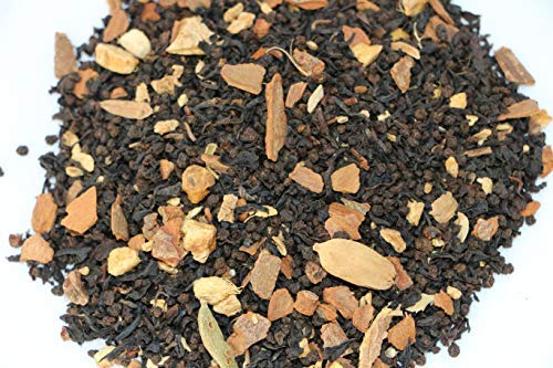 Organic Masala Chai Tea Loose Leaf - 100% Natural Black Tea Blend with Cinnamon, Ginger & Cardamom | Healthy Coffee Alternative for Energy & Stress Relief | Perfect for Morning Boost, Afternoon Pick-Me-Up & Relaxing Evenings (1 lb)