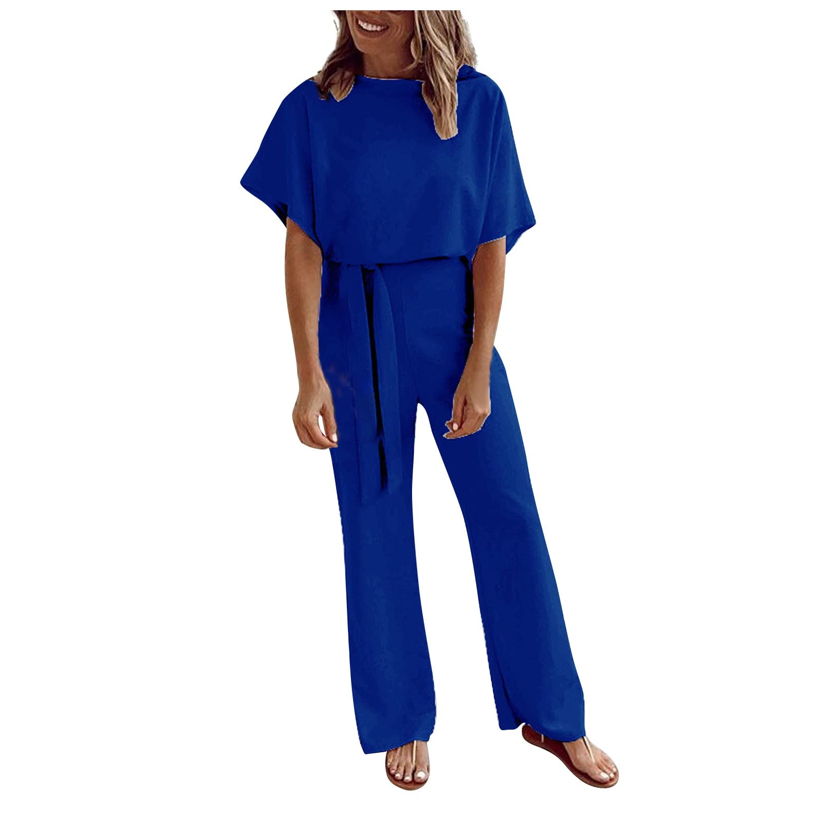 Elegant Women's Jumpsuits for Wedding Guest, Formal Evening Party - Sexy Romper with Drawstring Waist | Perfect for Cocktail Parties, Date Nights & Special Occasions