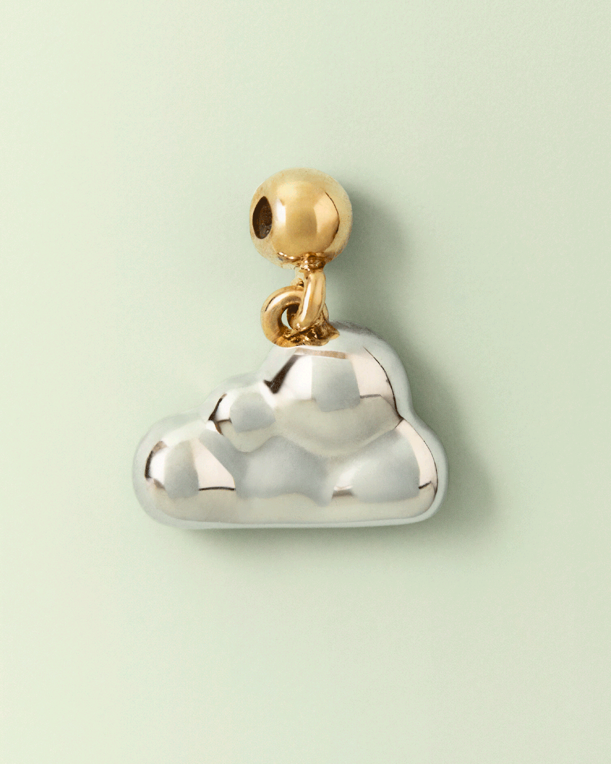 GRID ART Cloud Charm - Stylish Pendant Necklace for Women, Boho Jewelry Gift for Her - Perfect for Everyday Wear & Special Occasions