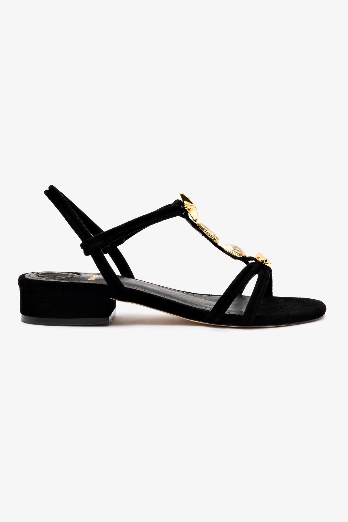 Women's Shelly Flat Sandal in Black Suede - Comfortable Casual Shoes for Summer, Beach & Everyday Wear