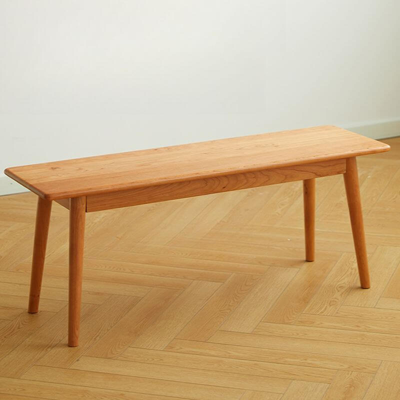 Modern Solid Color Unfinished Wood Dining Bench - Simple & Stylish for Kitchen, Dining Room, or Breakfast Nook