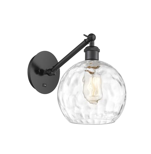 Matte Black / Clear Water Glass