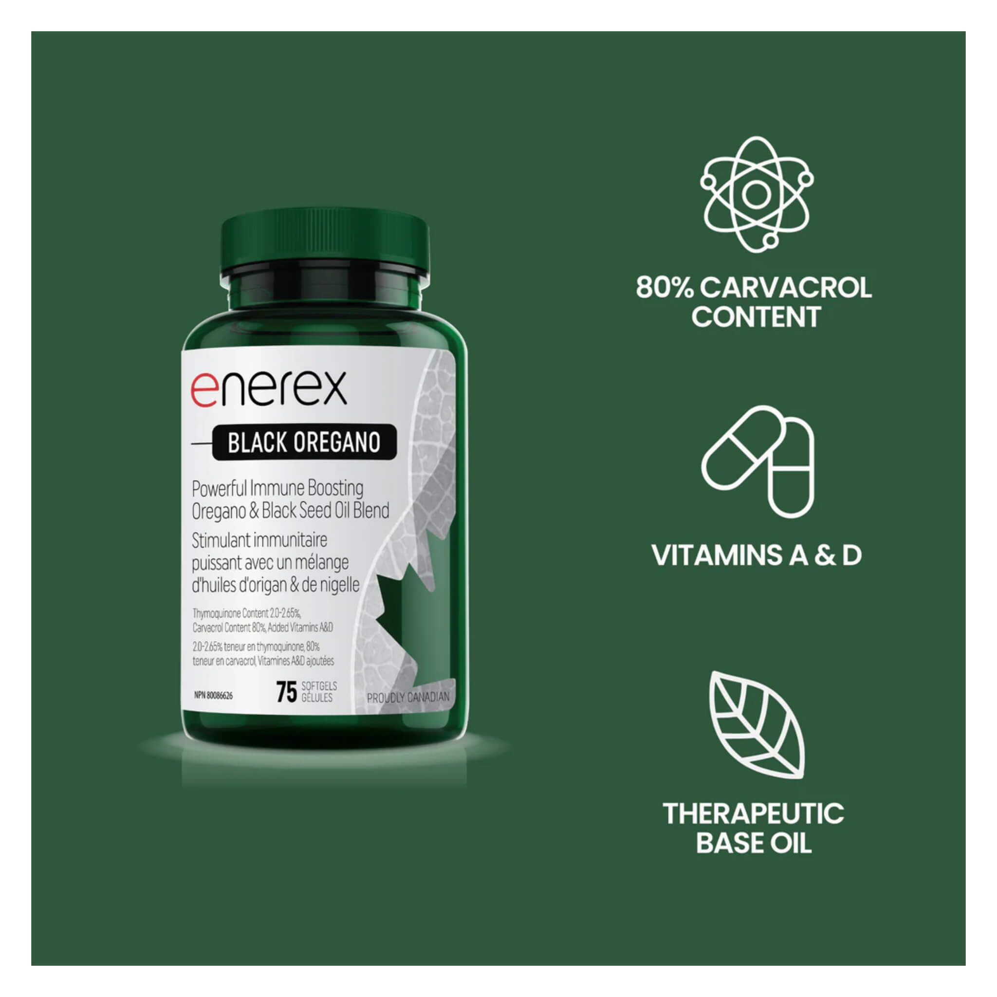 Premium Black Oregano Softgels – 100% Pure & Natural Immune Support Supplement | Boost Wellness & Vitality | Ideal for Daily Health, Travel & Immune Defense