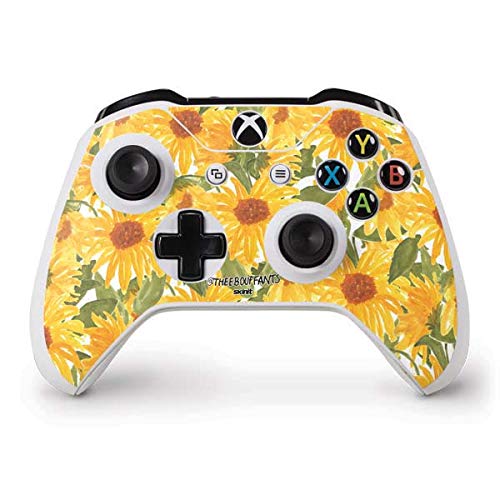 Officially Licensed Bouffants and Broken Hearts Sunflowers Gaming Skin Decal for Xbox One S Controller - Custom Protective Cover for Enhanced Grip & Style - Perfect for Gaming Enthusiasts & Collectors