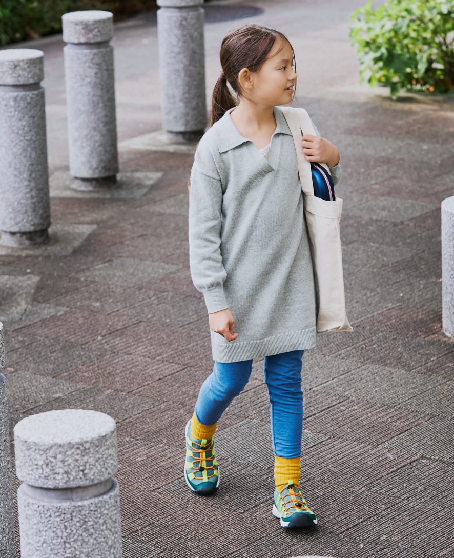 Little Kids' Motozoa Sneakers | Sea Moss/Scarlet Ibis - Comfortable & Durable Sneakers for Active Toddlers - Perfect for Playground, School & Daily Adventures