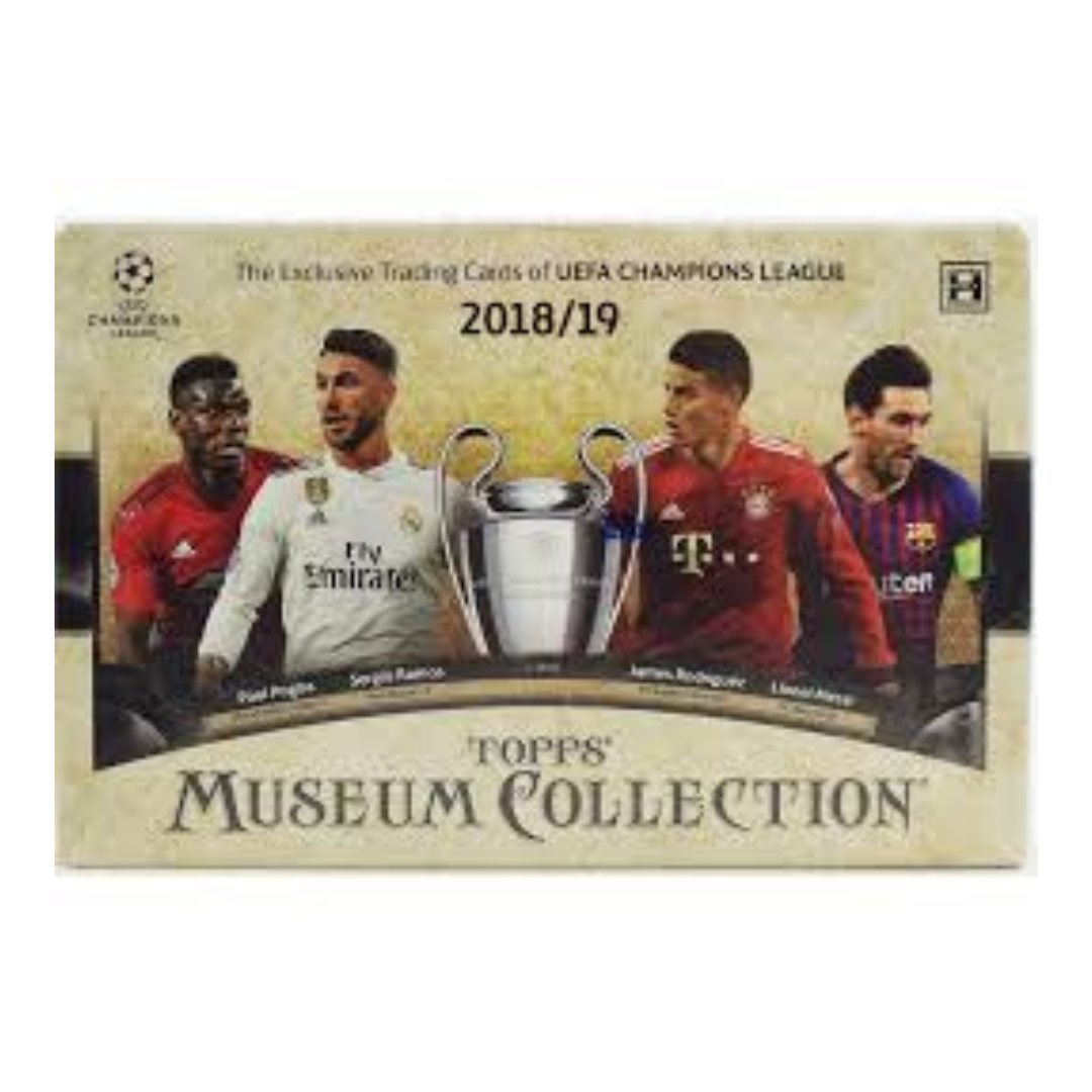 2018-2019 Topps Museum Collection UEFA Soccer Sealed Hobby Box - Authentic Collectors Edition for Soccer Fans & Card Investors | Perfect for Gifts, Trading, and Display