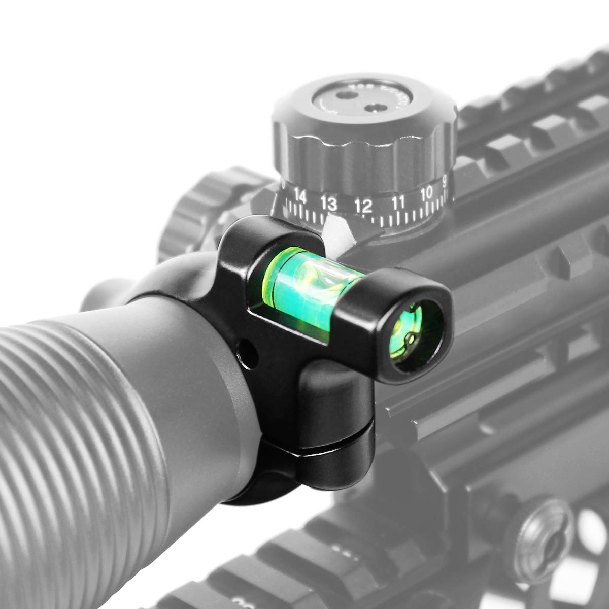 West Lake Precision Scope Leveling Kit - 30mm Smooth Alloy Bubble Level (Anti-Cant) & 1