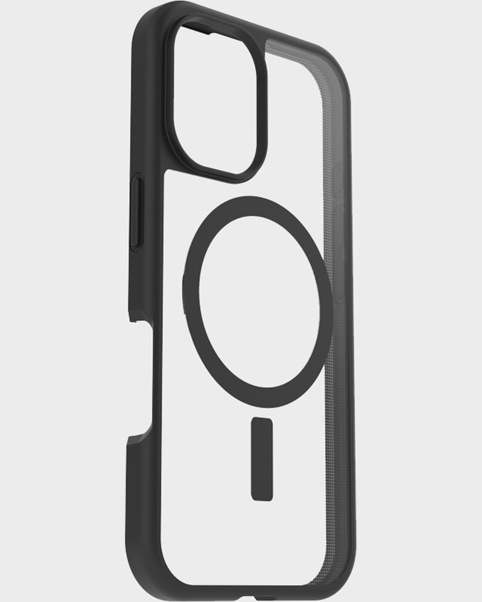 OtterBox SLEEK MagSafe Compatible iPhone 16 Plus Case - Black Crystal | Slim Protective Cover for Everyday Use, Work & Travel