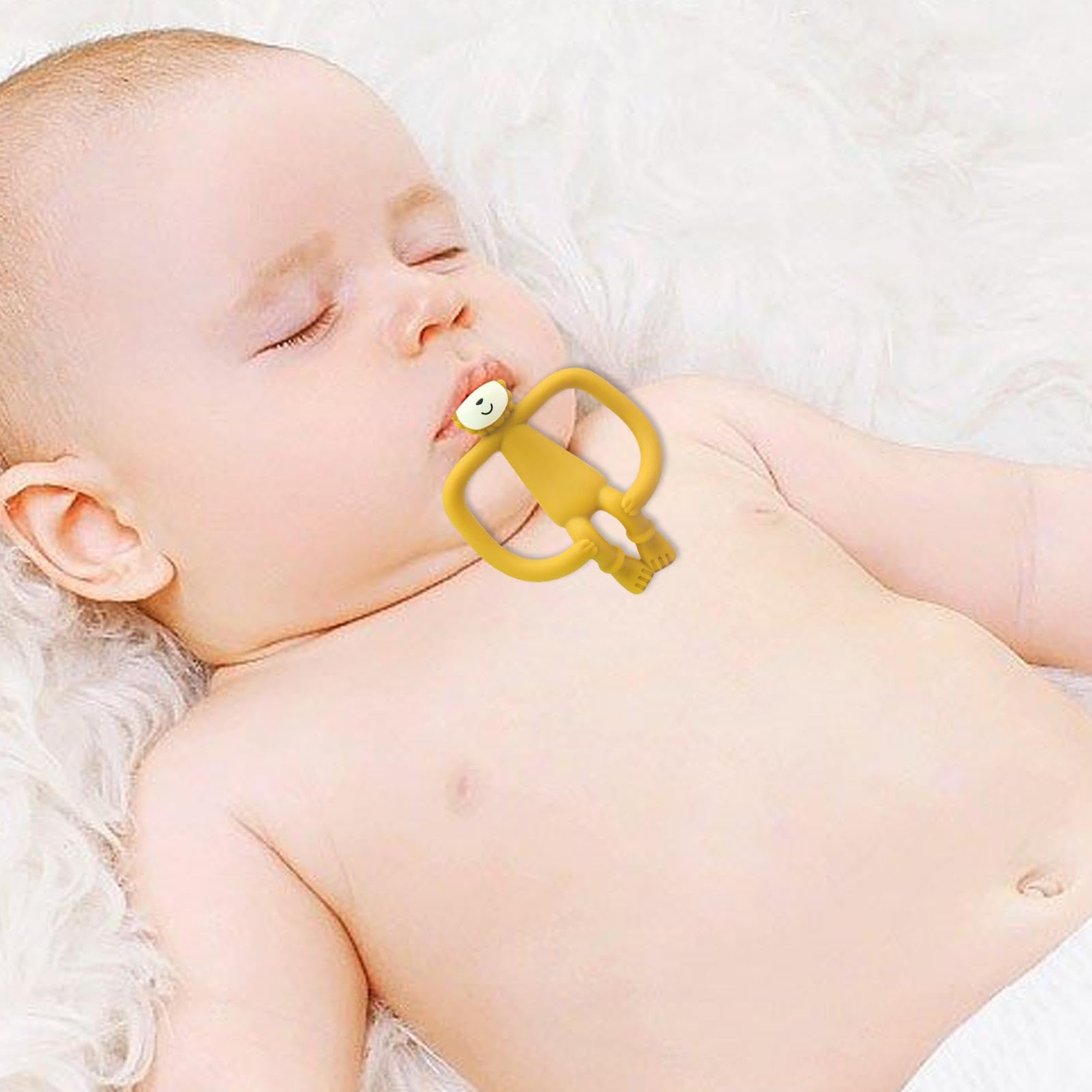 Lion Teether Toy for Babies & Toddlers - Food-Grade Silicone Teething Toy for Boys & Girls | Soothing Gum Relief, Easy to Grip & Clean | Perfect for Home, Travel & Daycare Use