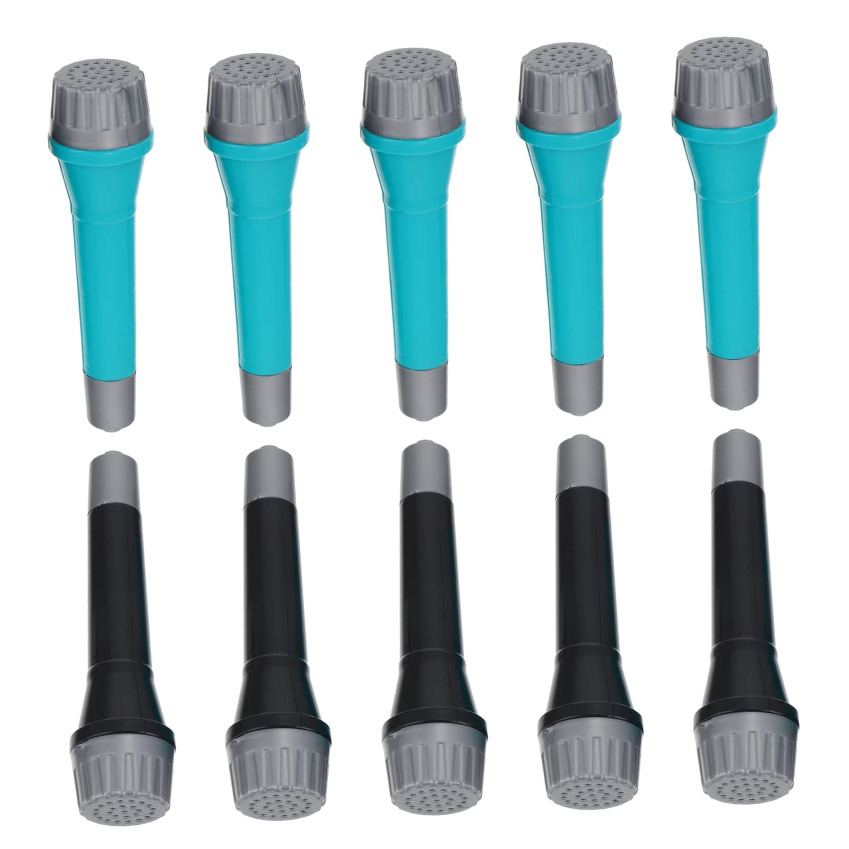 FAVOMOTO 30 Pack Kids Plastic Toy Microphones - Pretend Play Microphone Set for Toddlers, Children's Karaoke Party Props & Dress Up Costume Accessories - Perfect for Birthday Parties, Classroom Activities & Role Play Games