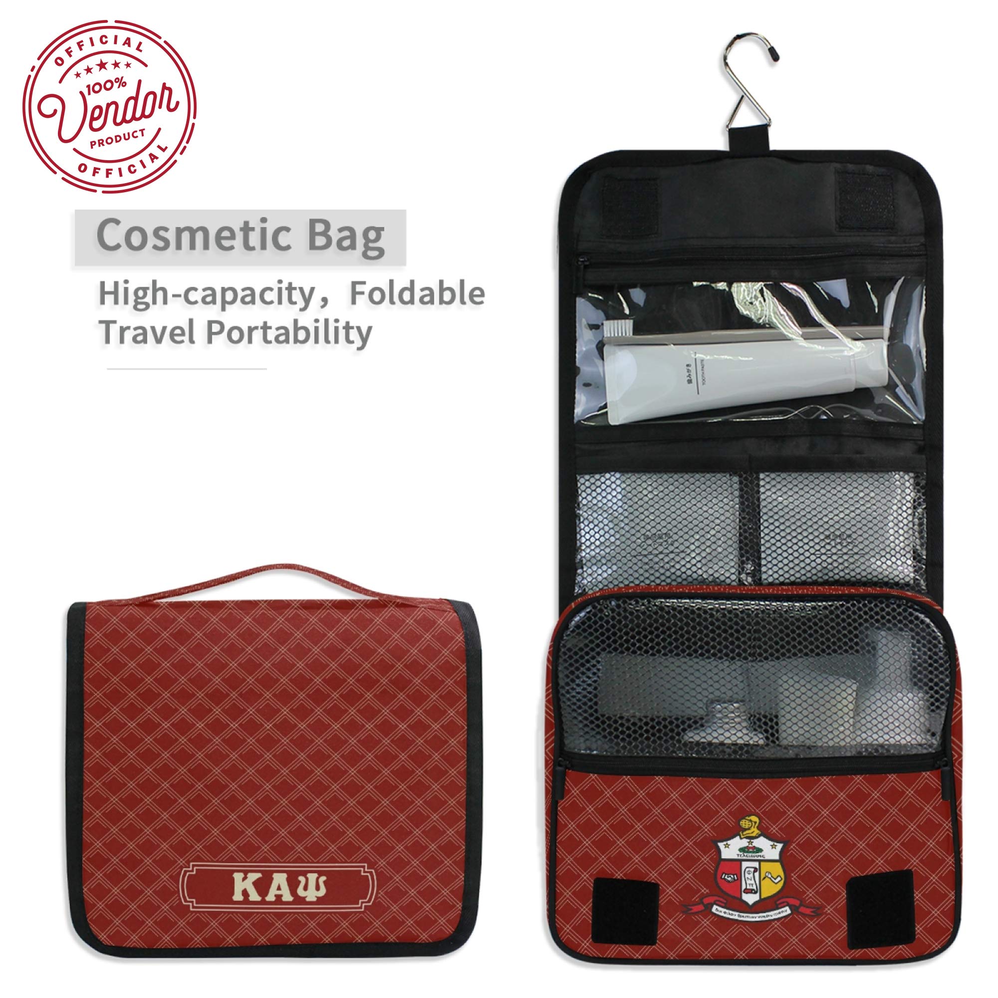 Bad Bananas Kappa Alpha Psi Travel Bags & Toiletry Organizers - Official Licensed Fraternity Accessories for College, Gym & Business Trips