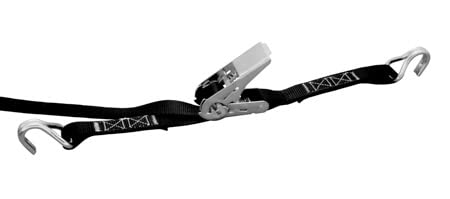 304 Stainless Steel Ratchet Tie Down Straps with J Hooks - 1.5