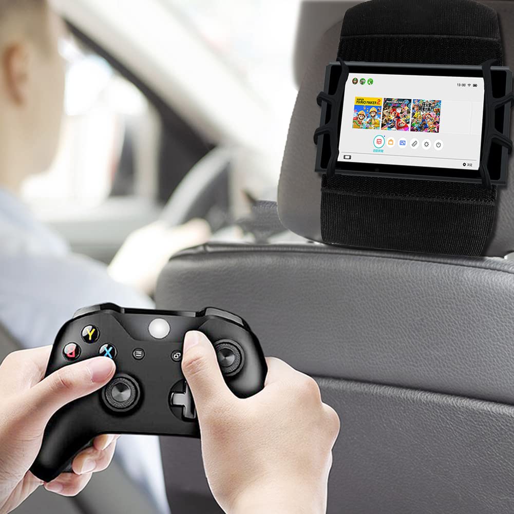 Universal Car Phone & Tablet Holder - Adjustable Headrest Mount for iPhone, iPad, Kindle Fire (3.5