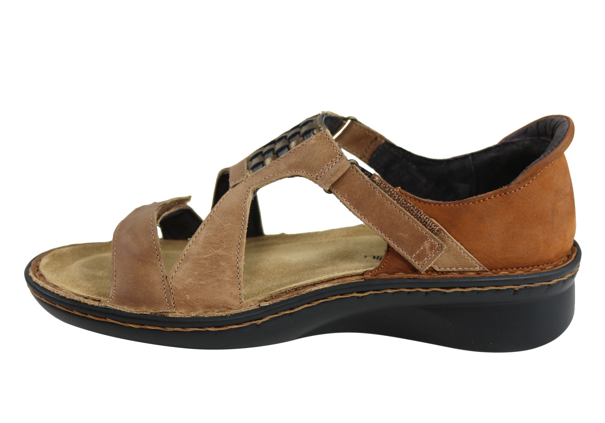 Naot Figaro Women's Leather Comfort Sandals - Wide Fit, Orthotic Friendly - Perfect for Walking, Travel & Casual Wear