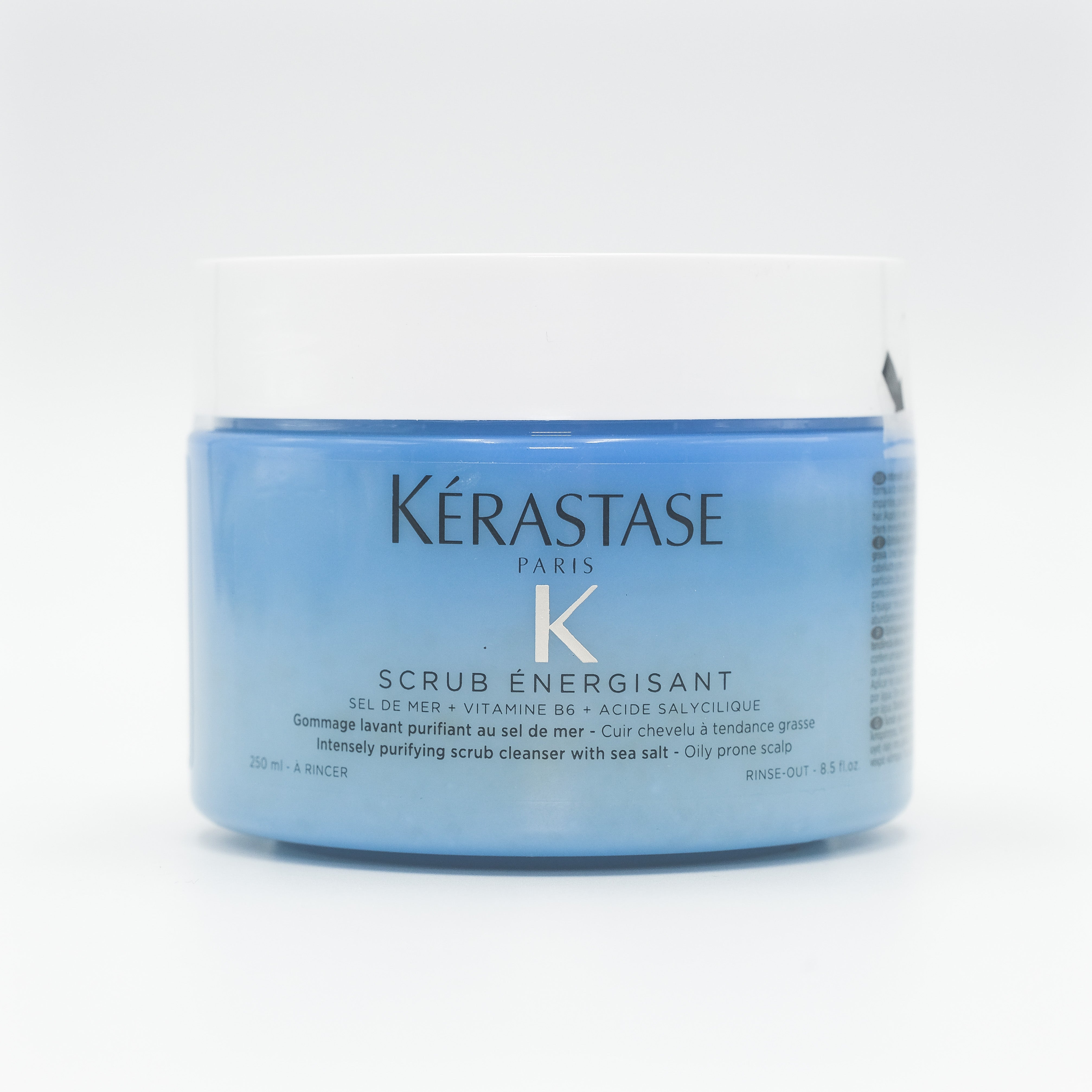 Kerastase Energizing Scrub Cleanser 8.5 oz - Exfoliating Scalp Treatment for Dry Hair & Dandruff Relief - Perfect for Deep Cleansing & Revitalizing Hair at Home