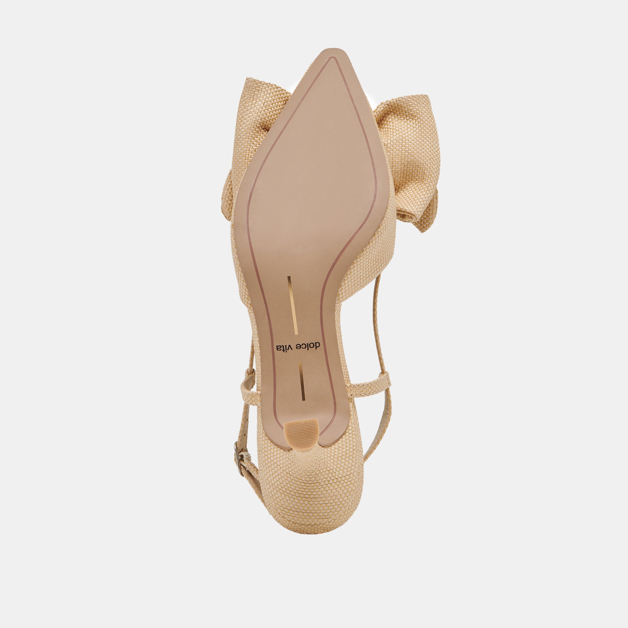 ODELA Women's Bow Heels - Natural Woven Raffia Sandals for Summer Weddings, Beach Vacations & Boho Outfits