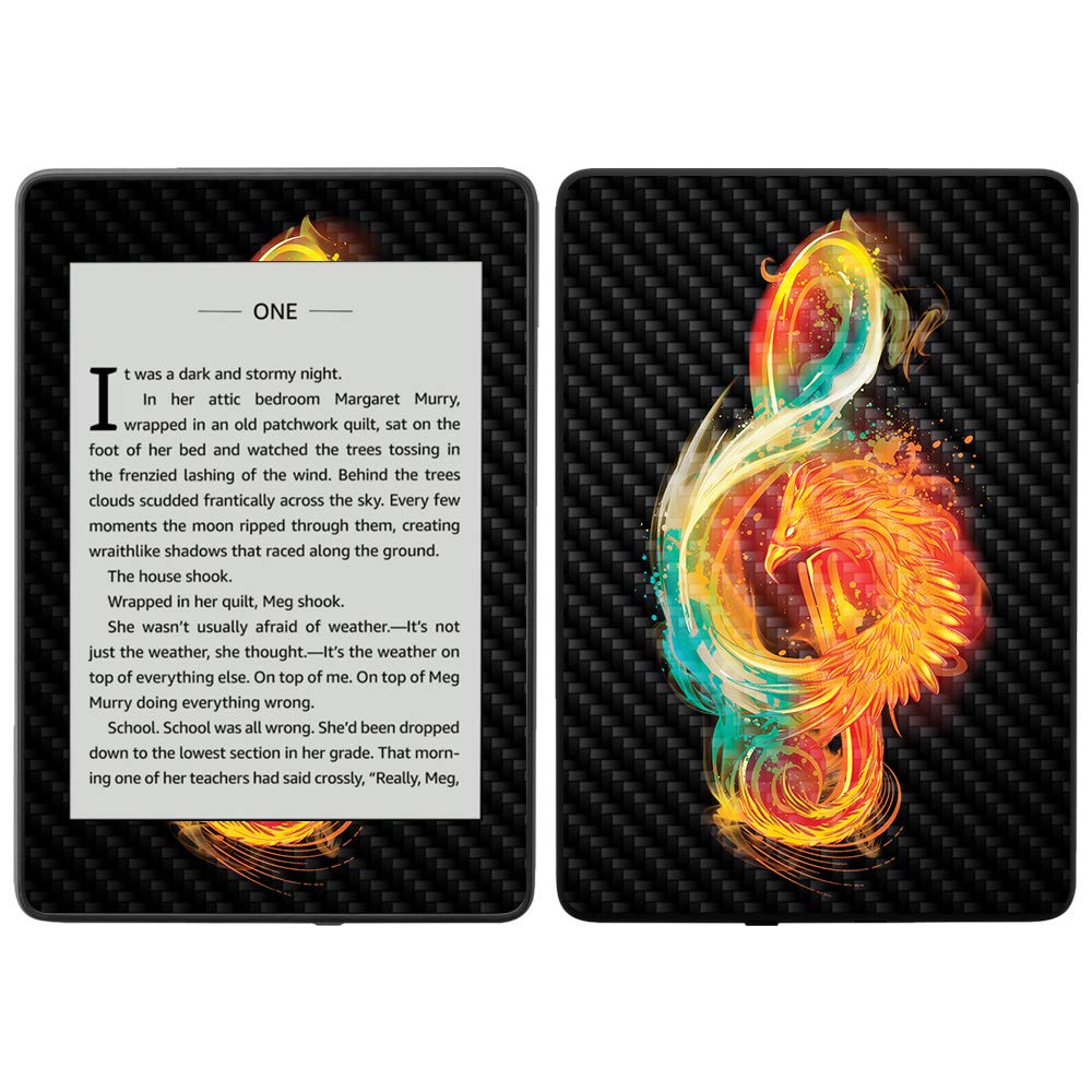 MightySkins Carbon Fiber Skin for Amazon Kindle Paperwhite 2018 (10th Gen) - Waterproof Protective Cover with Durable Textured Finish | Easy to Apply & Remove | Made in USA | Perfect for Reading, Travel & Outdoor Use