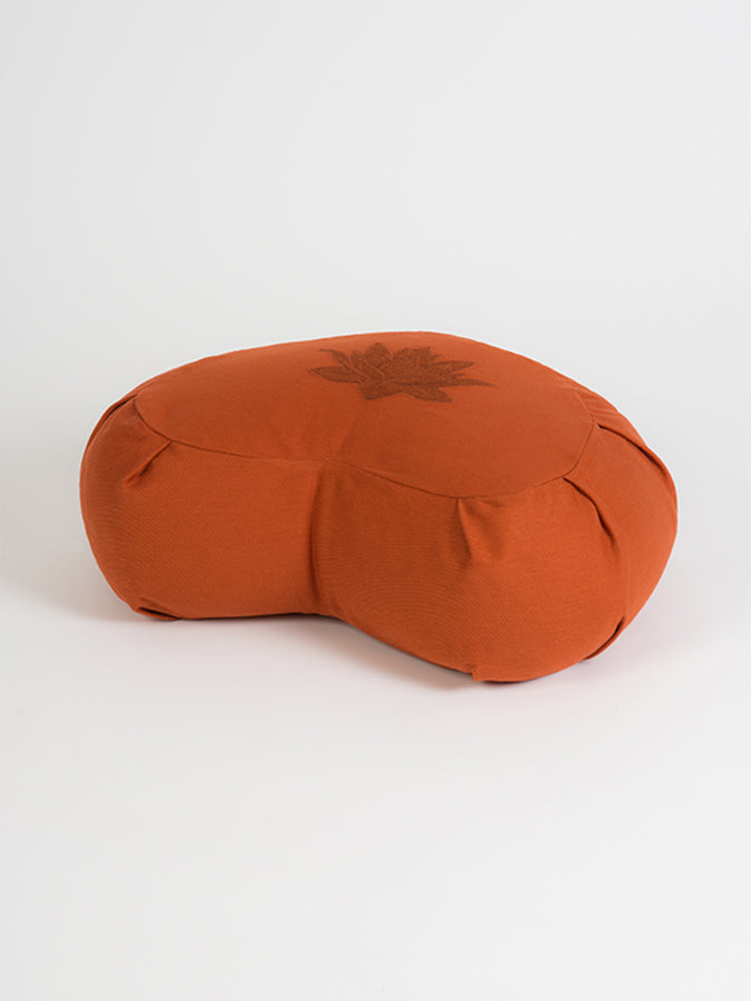 GOTS Certified Organic Cotton Yoga Meditation Cushion - Buckwheat Filled Zafu Pillow for Yoga, Meditation & Home Decor | Perfect for Studios, Home Practice & Relaxation
