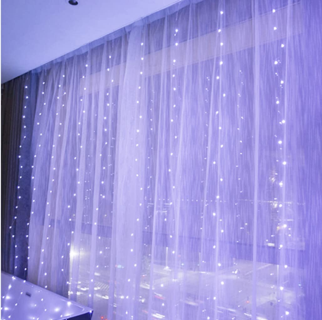 300 LED Copper Fairy Lights with Remote - 8 Lighting Modes USB Powered Indoor String Lights for Window Curtain Decor, Bedroom, Wedding, Christmas Party (Cold White) | Romantic Ambiance, Home Wall Decoration, Holiday Lighting