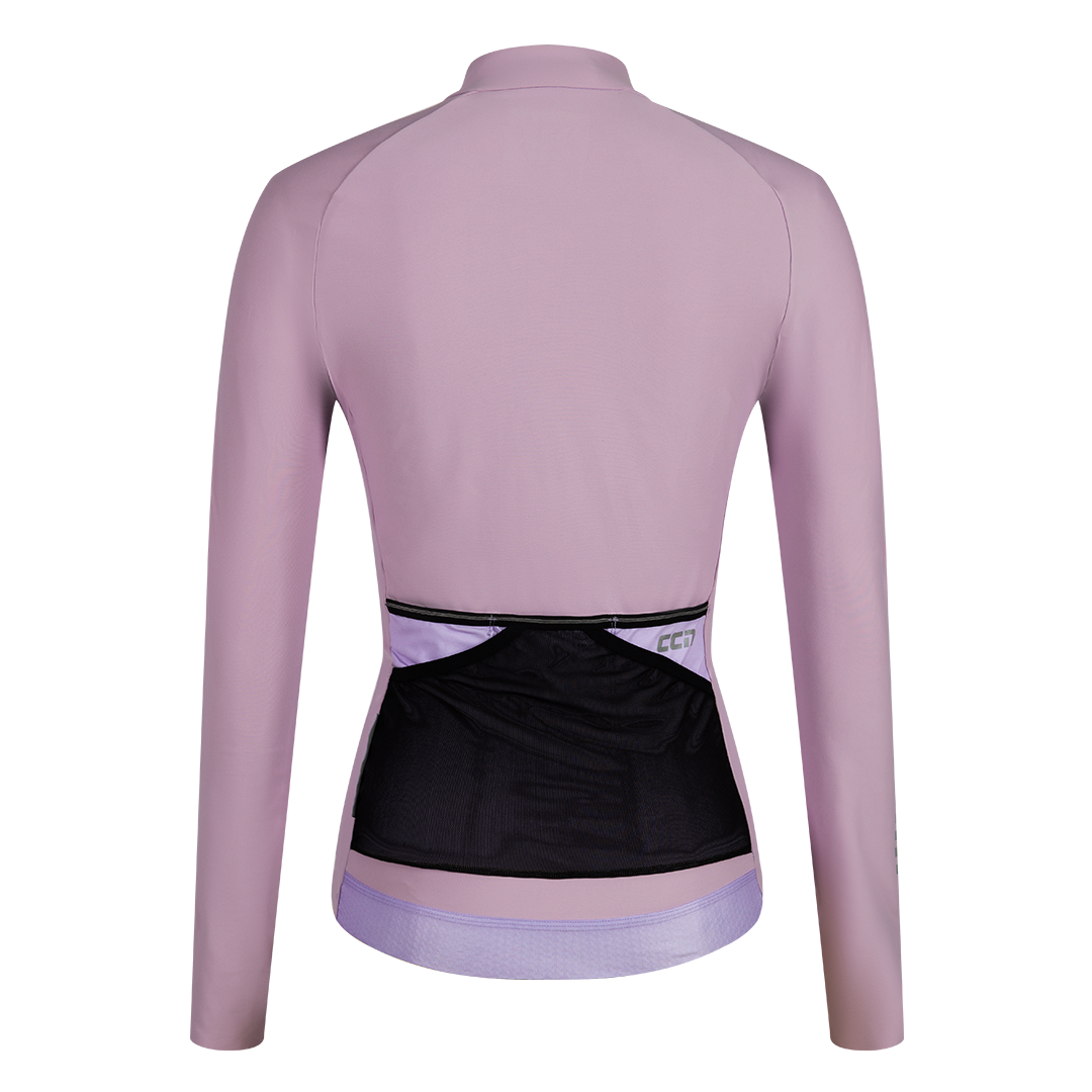 Breathable Sanded Fabric Women's Long Sleeve Jersey Top - Comfortable Casual Wear for Everyday Outfits & Layering