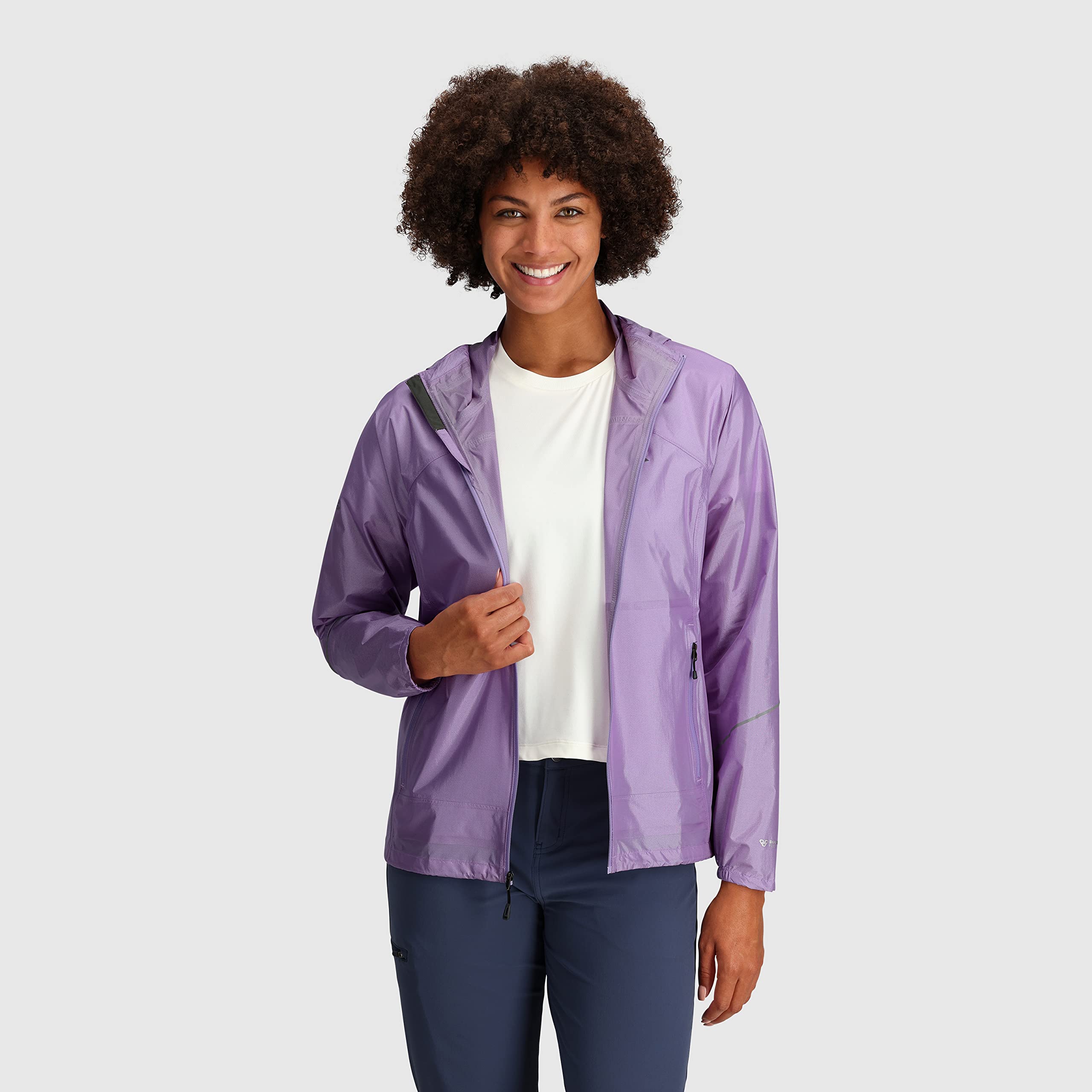 Outdoor Research Women's Helium Rain Jacket - Lightweight Waterproof Windbreaker for Hiking, Camping & Outdoor Adventures
