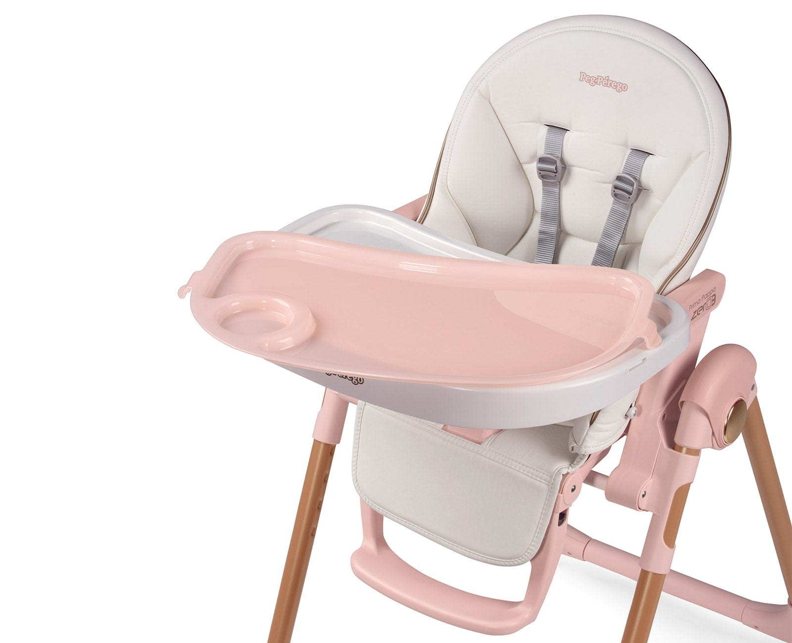 Peg Perego Prima Pappa Zero 3 High Chair for Babies - Adjustable Infant Feeding Seat with Removable Tray - Perfect for Home Dining & Weaning (Blue)