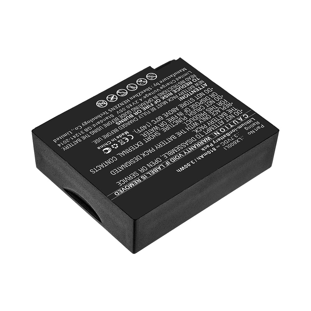 Synergy Digital Wireless Headset Batteries - 4-Pack Li-ion 3.7V 810mAh Replacement for Eartec HUB & LX600LI Headsets | Perfect for Conference Calls, Office Use & Long Work Shifts