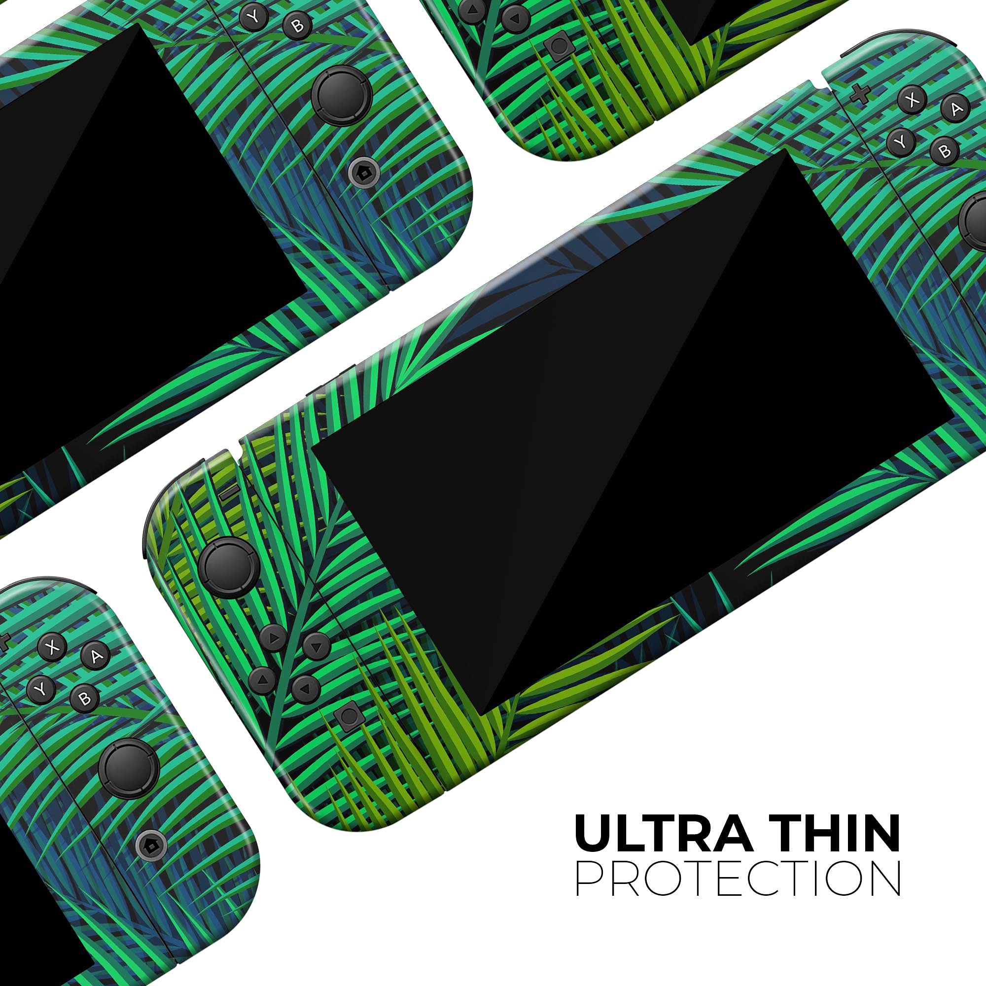 Nintendo Switch Pro Controller Skin - Retro Summer Jungle Vinyl Wrap Cover | Scratch-Resistant, Removable Protective Decal | Perfect for Gaming, Travel & Collectors
