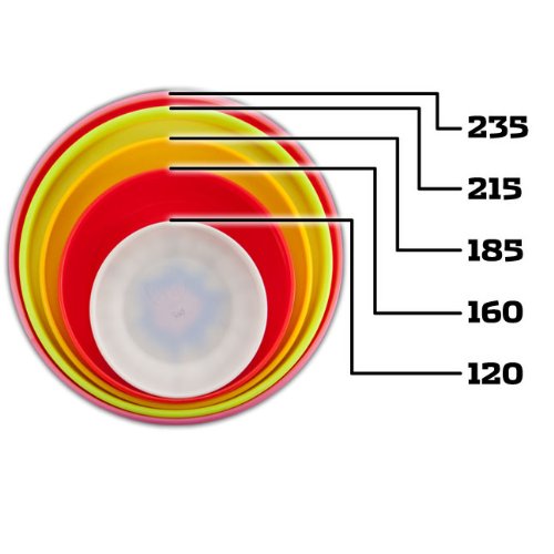 Hero Disc Super Sonic 215mm (Taffy) - High Performance Dog Frisbee for Outdoor Play, Training & Agility Sports - Durable Flying Disc for Active Dogs & Pet Owners